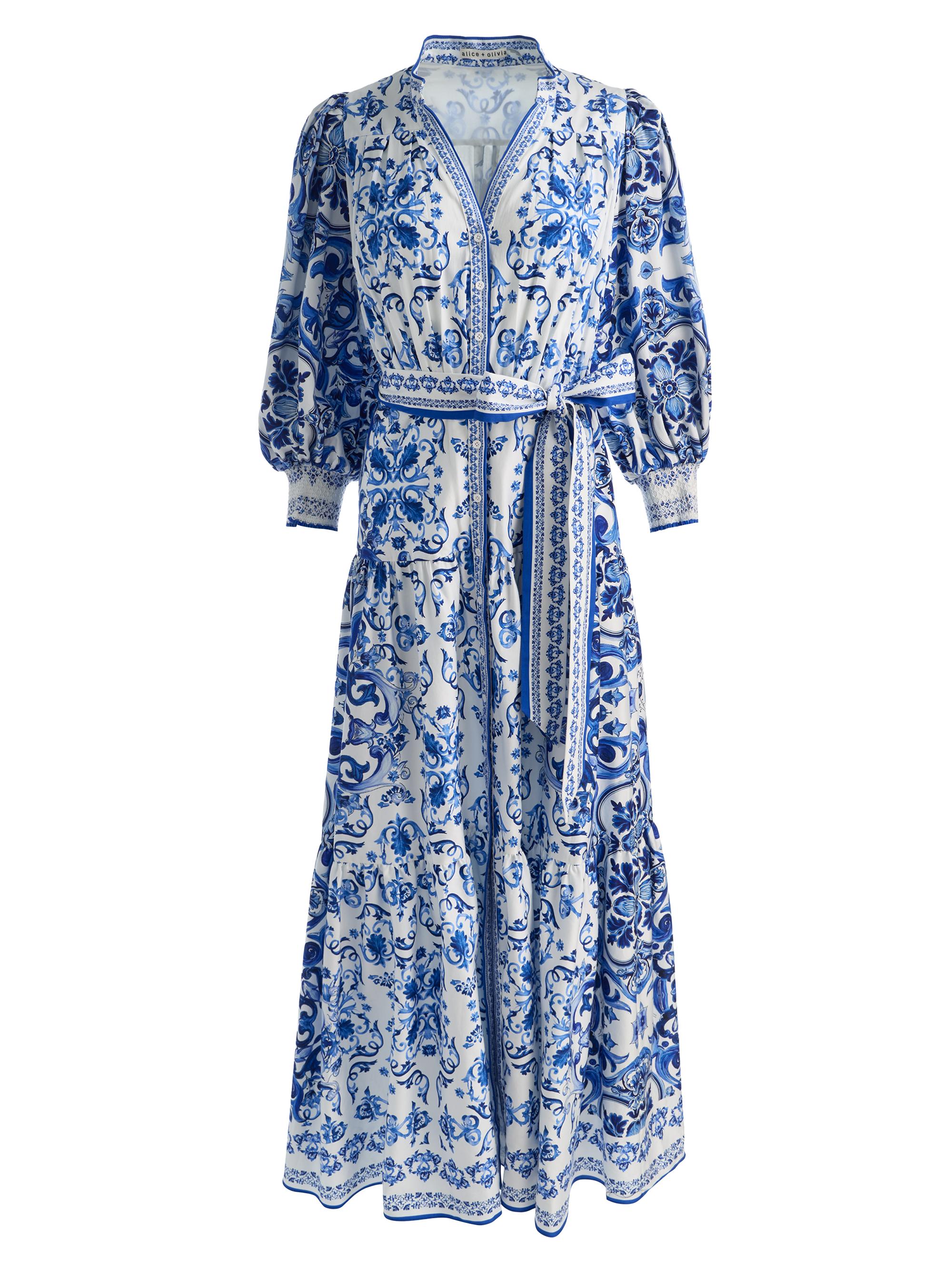 Women's Blue Designer Maxi Dresses | Saks Fifth Avenue