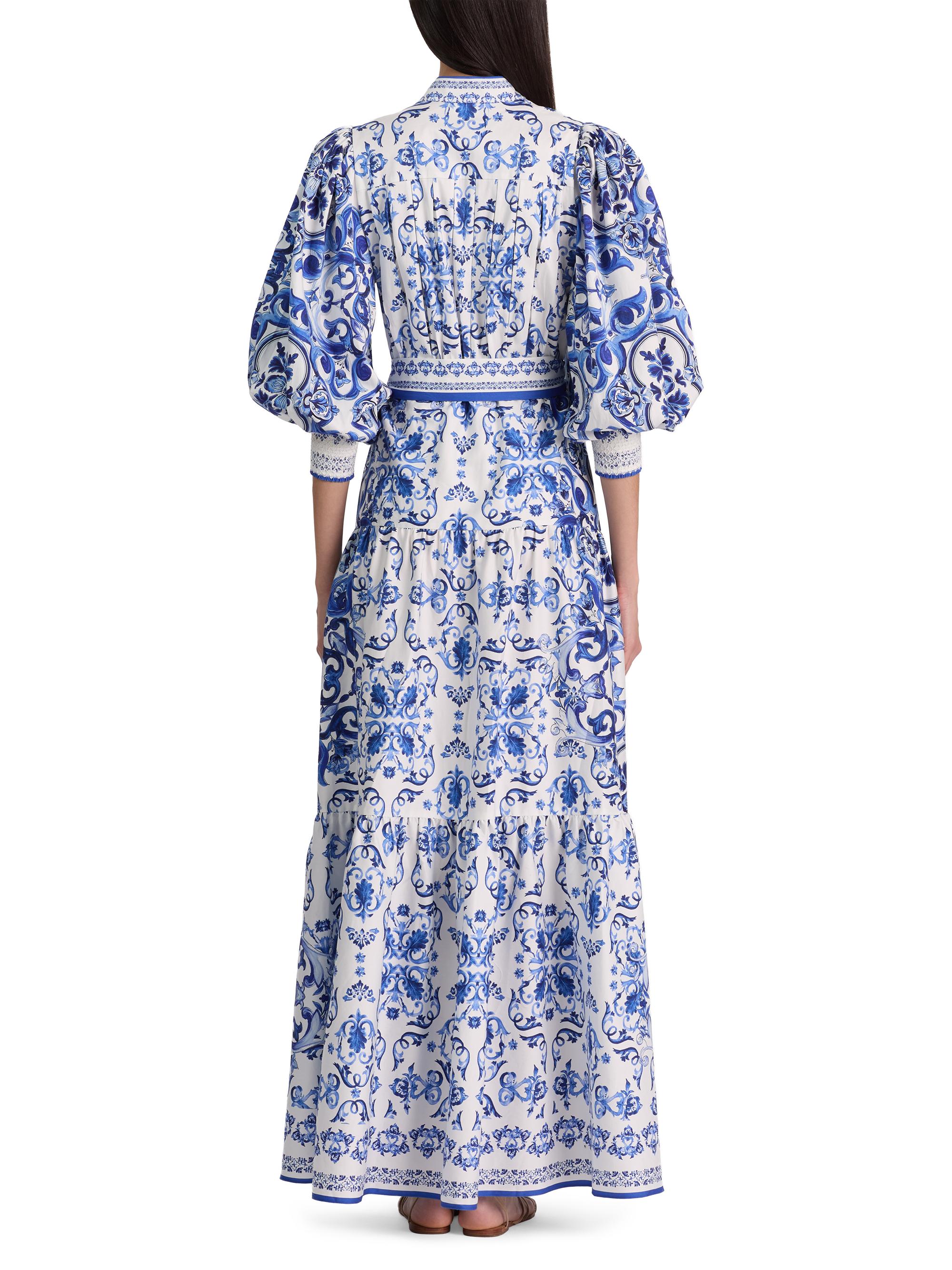 ALICE + OLIVIA Women's Cora Tiered Shirtdress - Solstice | Thumbnail 5