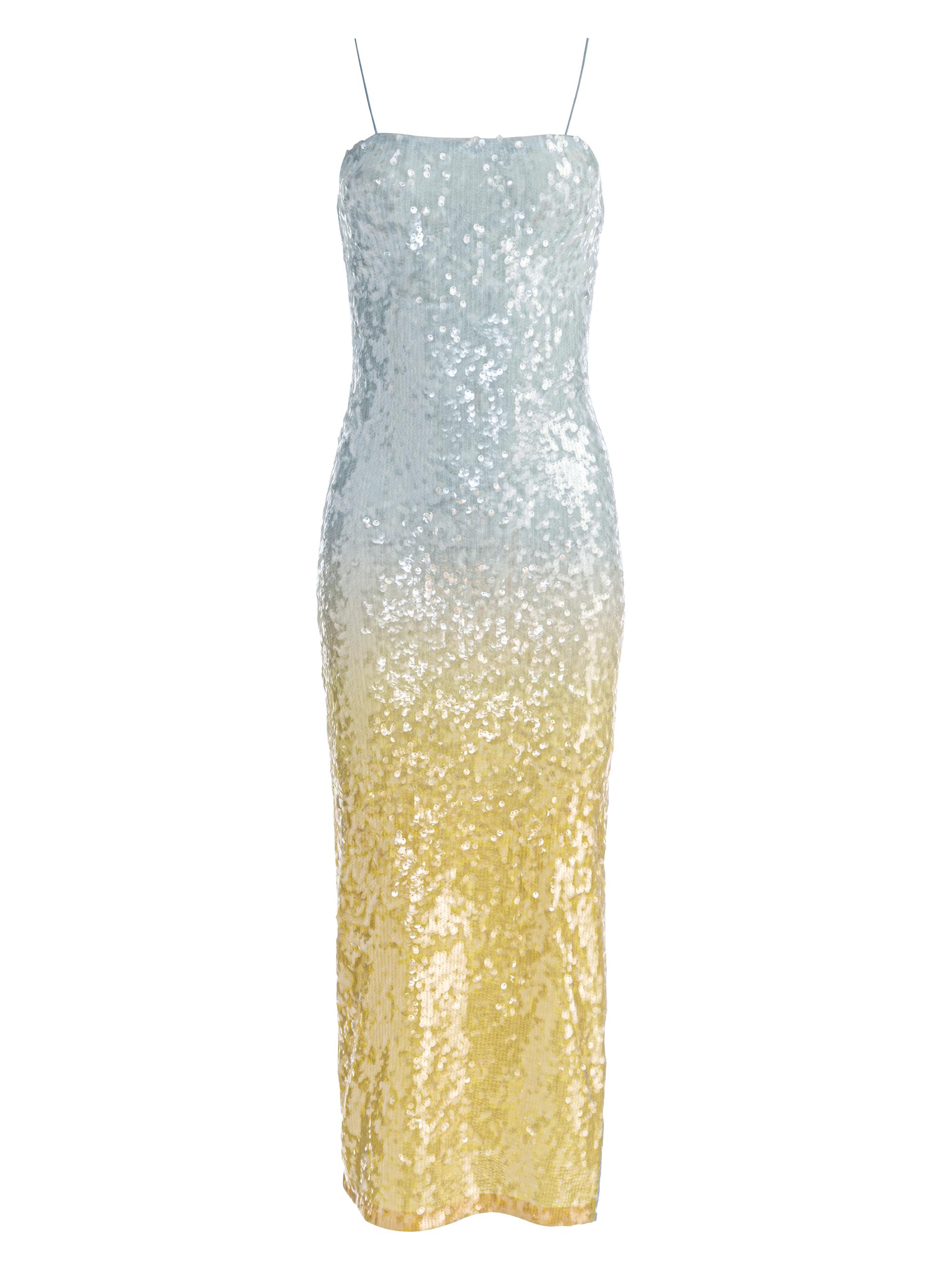midi glitter dresses for women Dazzling Moi Glitter Sleeveless Midi Dress main image 0