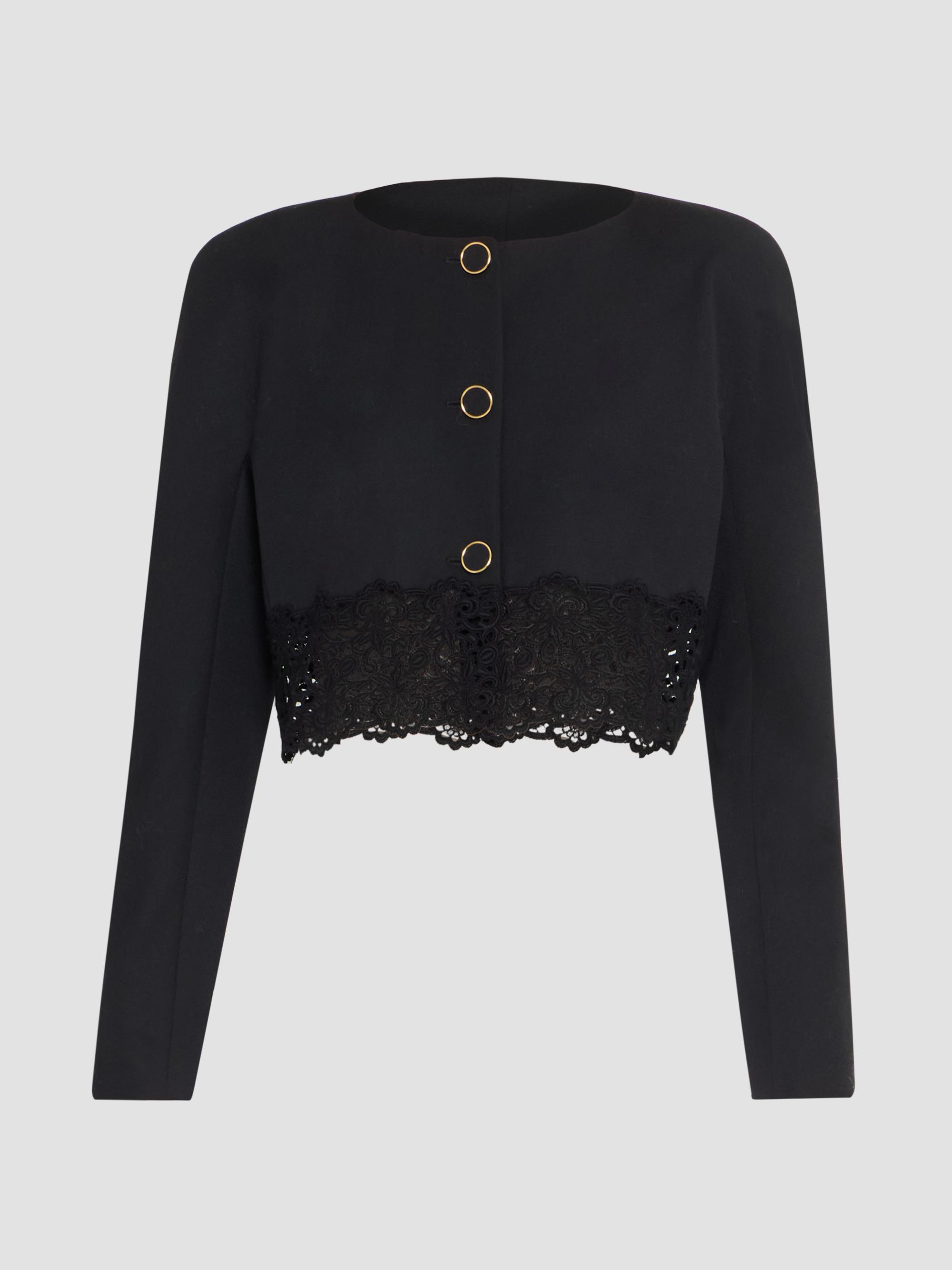 Chloé Logo Script Wool & Silk-Blend Knit Sweater | Saks Fifth Avenue