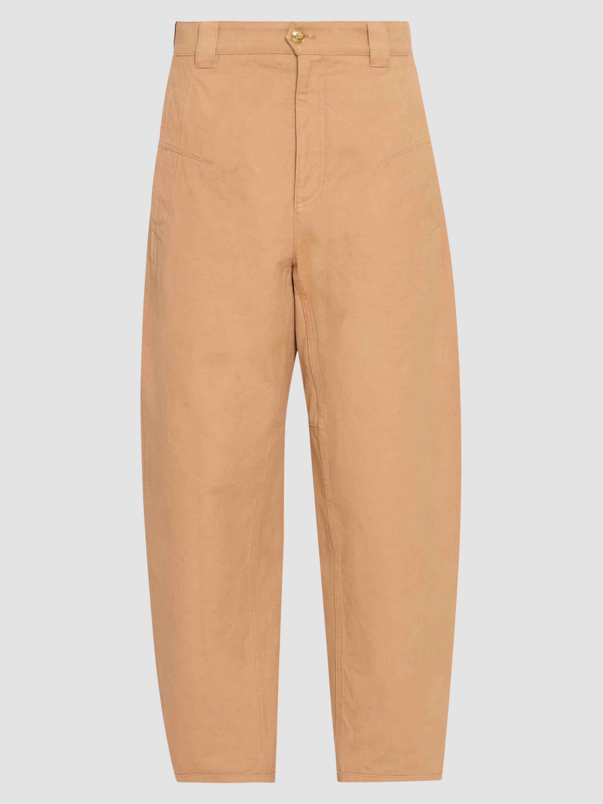 Chloé Women's Cotton Barrel-Leg Pants - Blushy Pink | Thumbnail 6