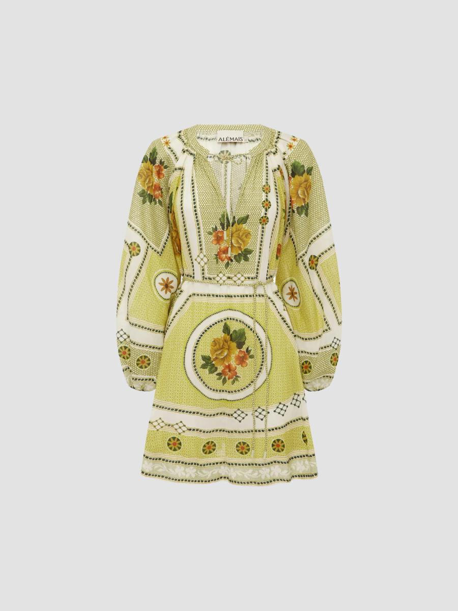 ALÉMAIS Dixie Printed Mini Dress | Saks Fifth Avenue