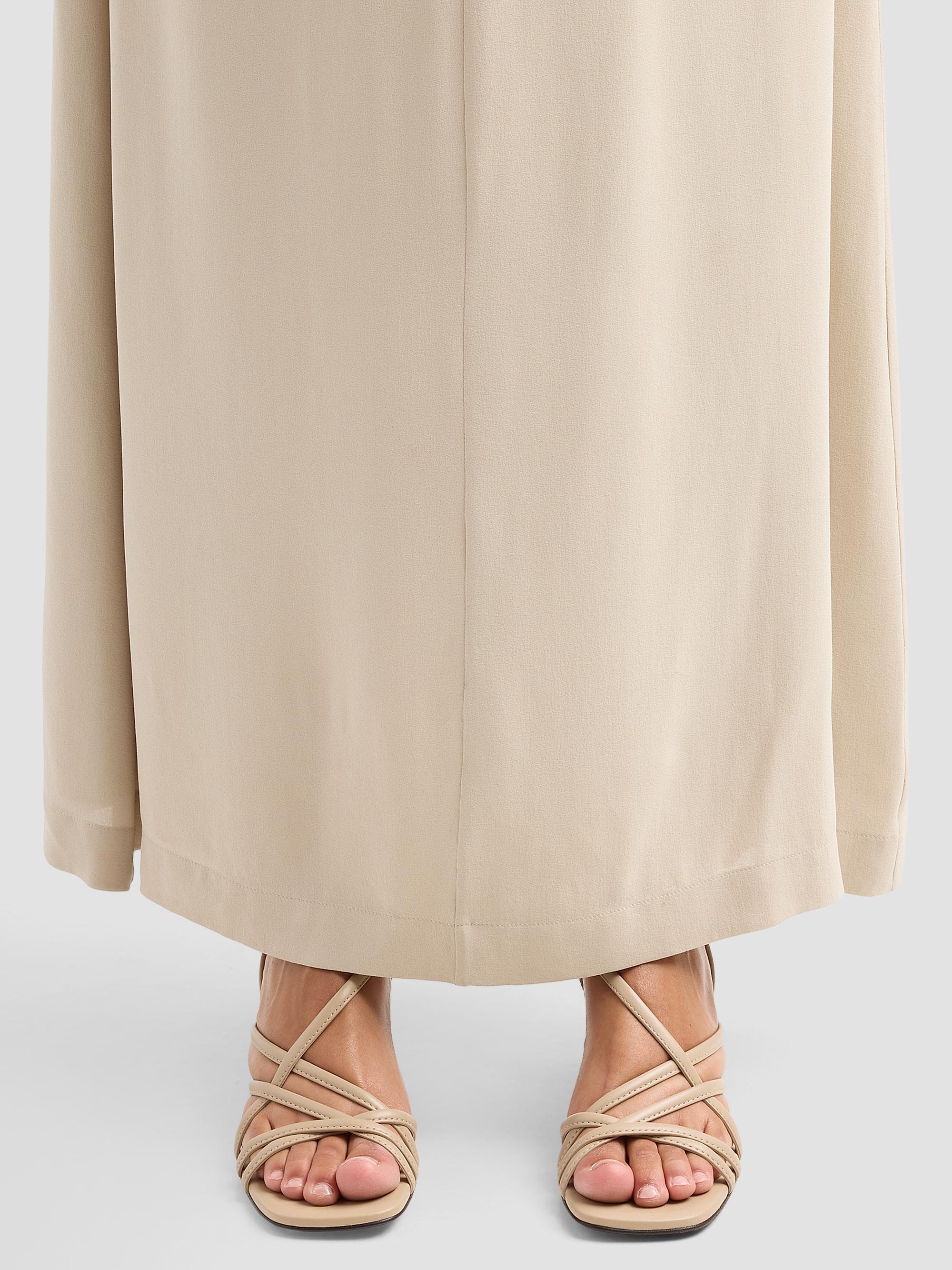 Brunello Cucinelli Women's Strappy Leather Slingback Sandals - Orzo | Thumbnail 2