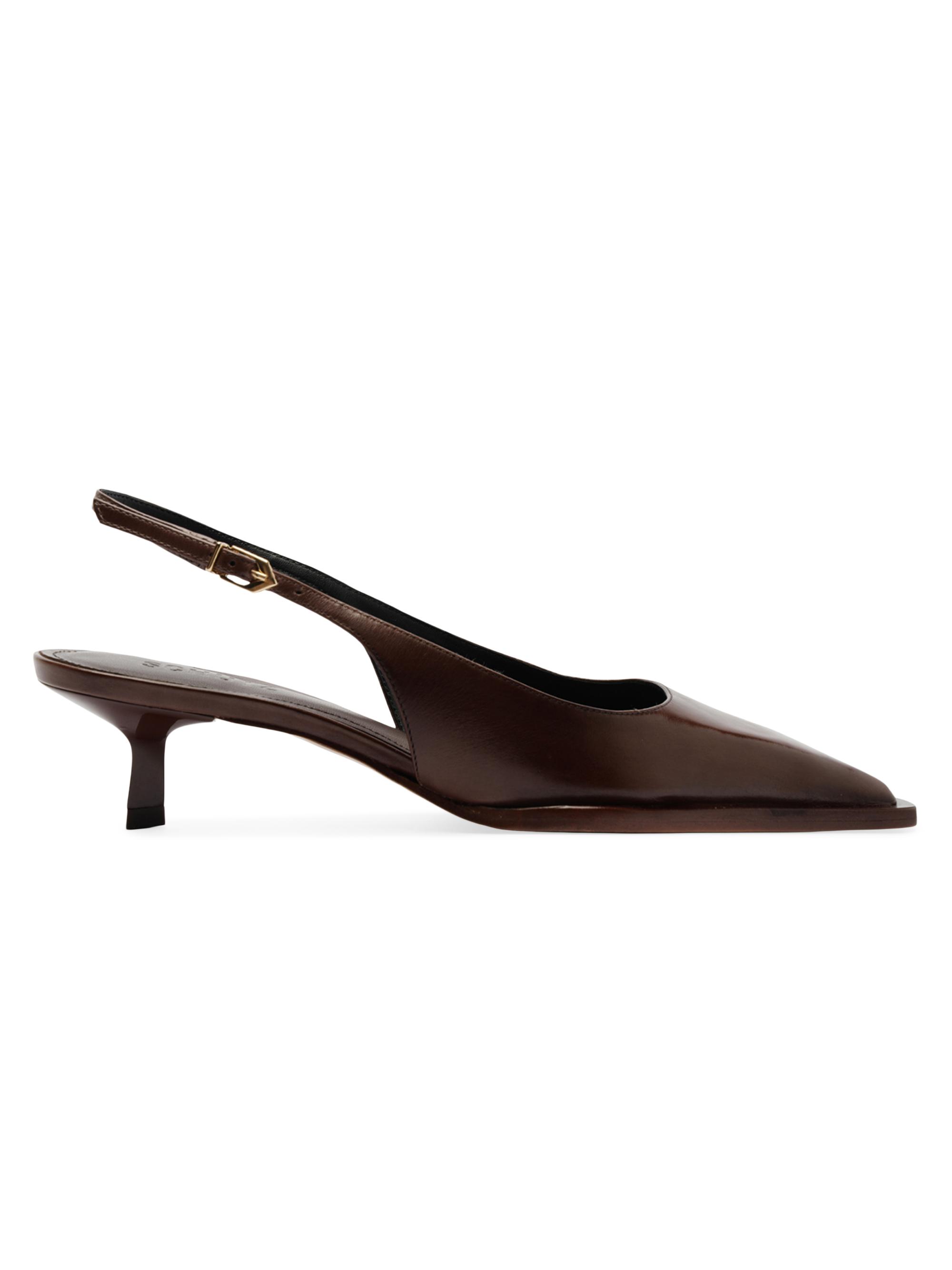 Neous Diske 40MM Leather Slingback Pumps | Saks Fifth Avenue