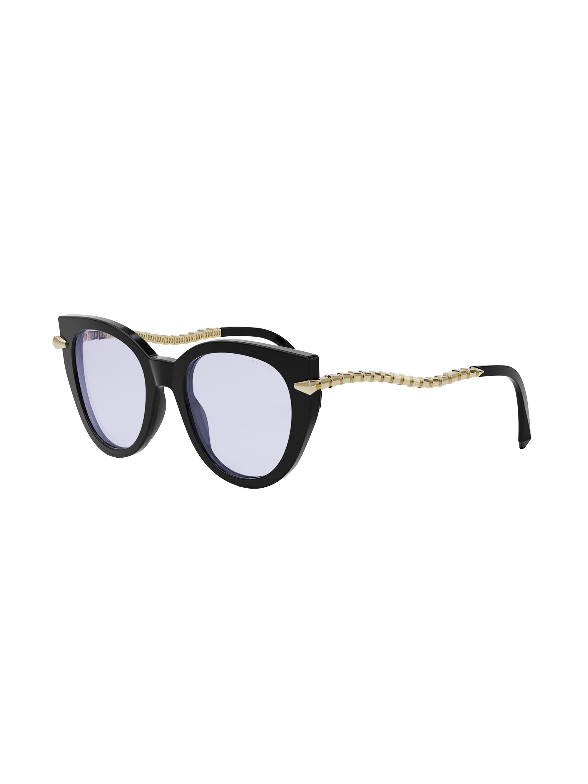 BVLGARI Women's Serpenti Viper 51MM Cat-Eye Eyeglasses - Black