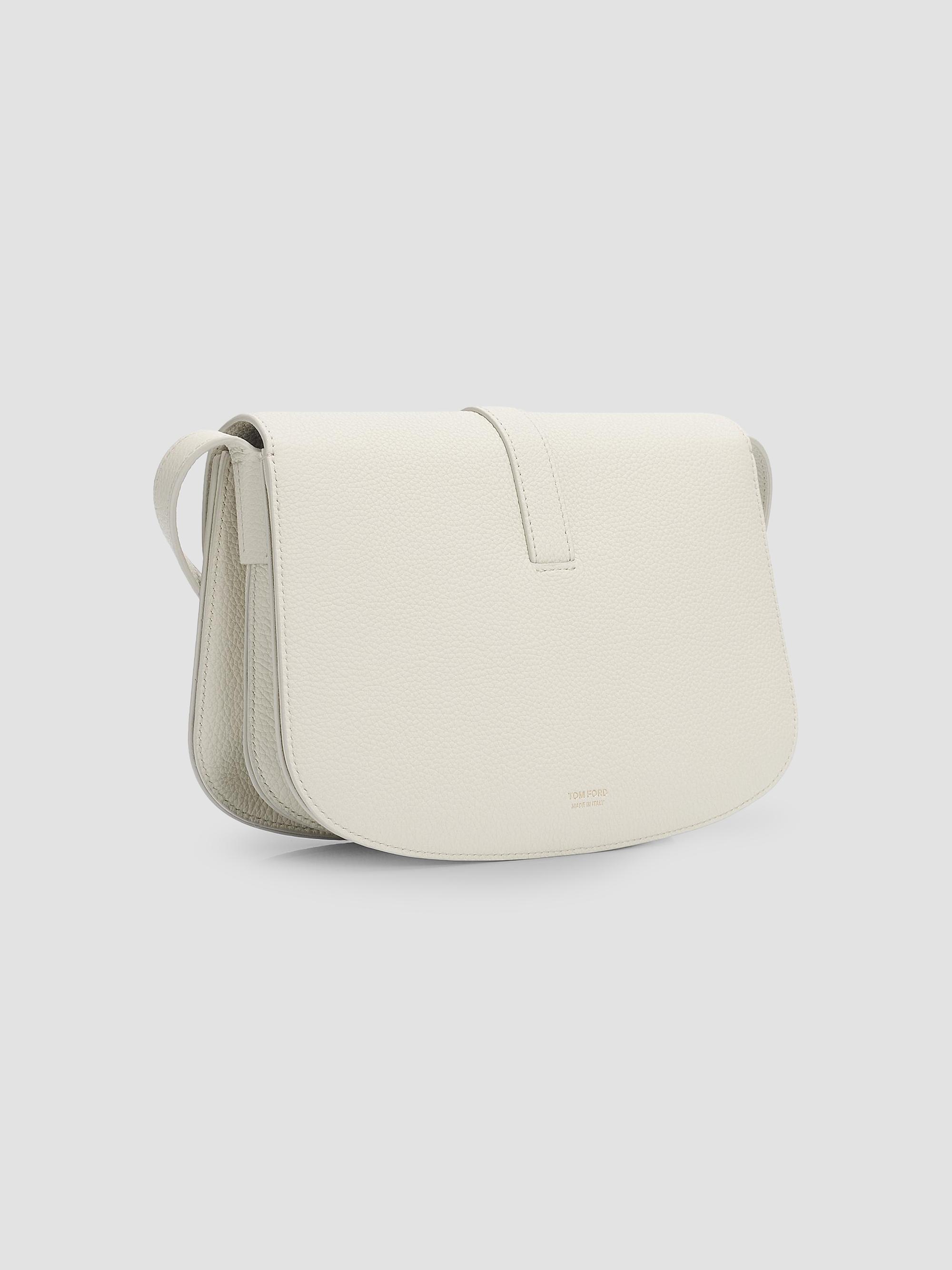 TOM FORD Women's Kara  Leather Crossbody Bag - Dove Grey | Thumbnail 3