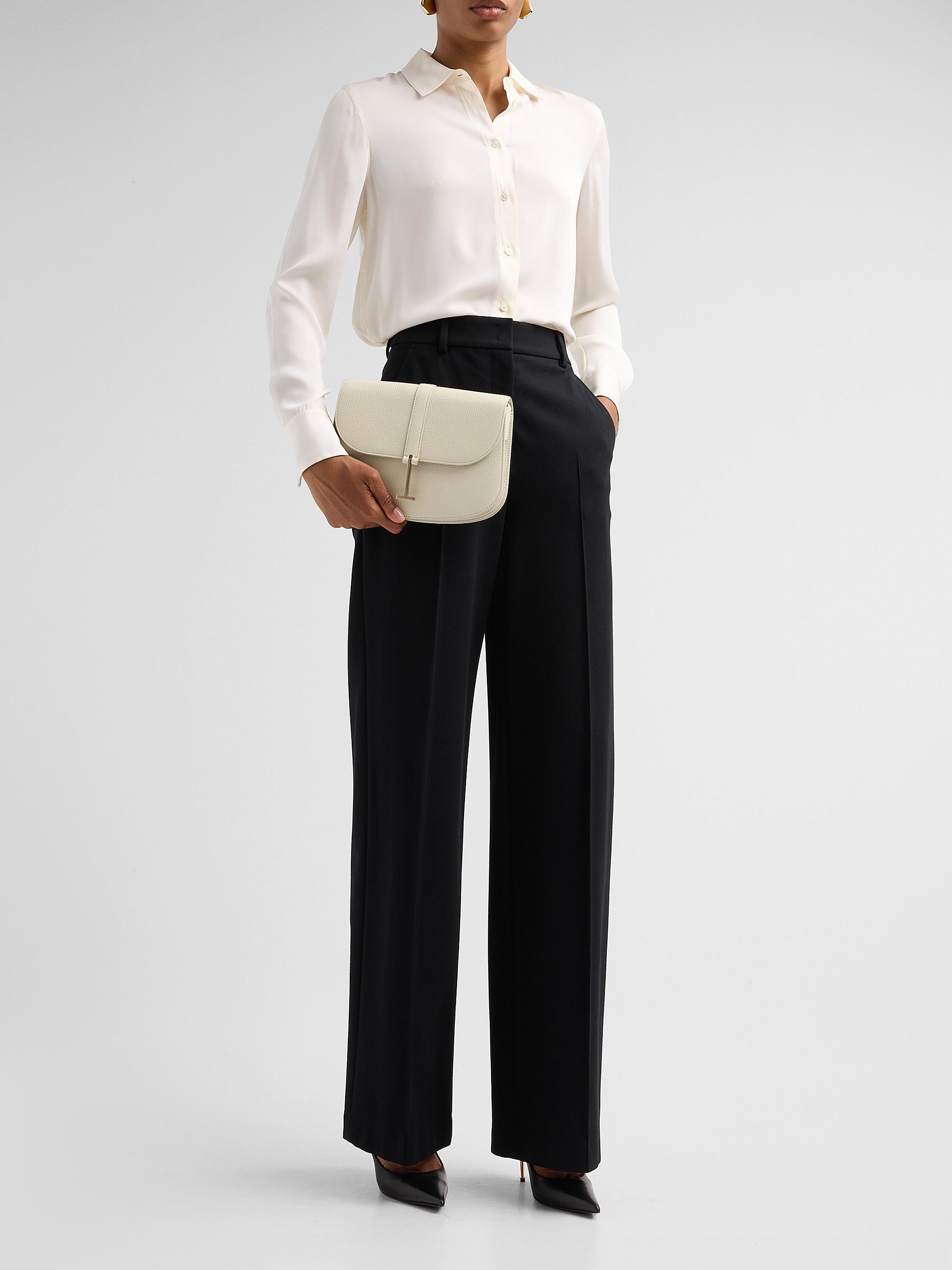 TOM FORD Women's Kara  Leather Crossbody Bag - Dove Grey | Thumbnail 5