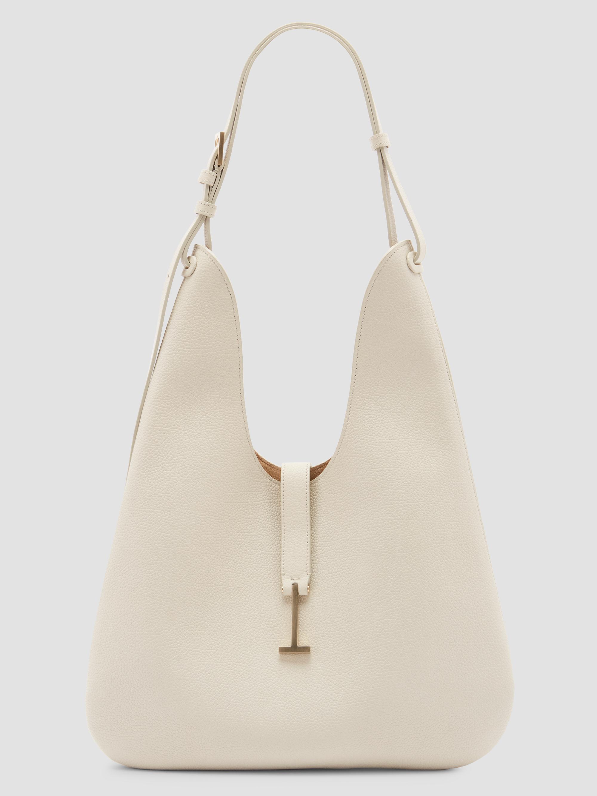 TOM FORD Women's Kara  Leather Hobo Bag - Dove Grey