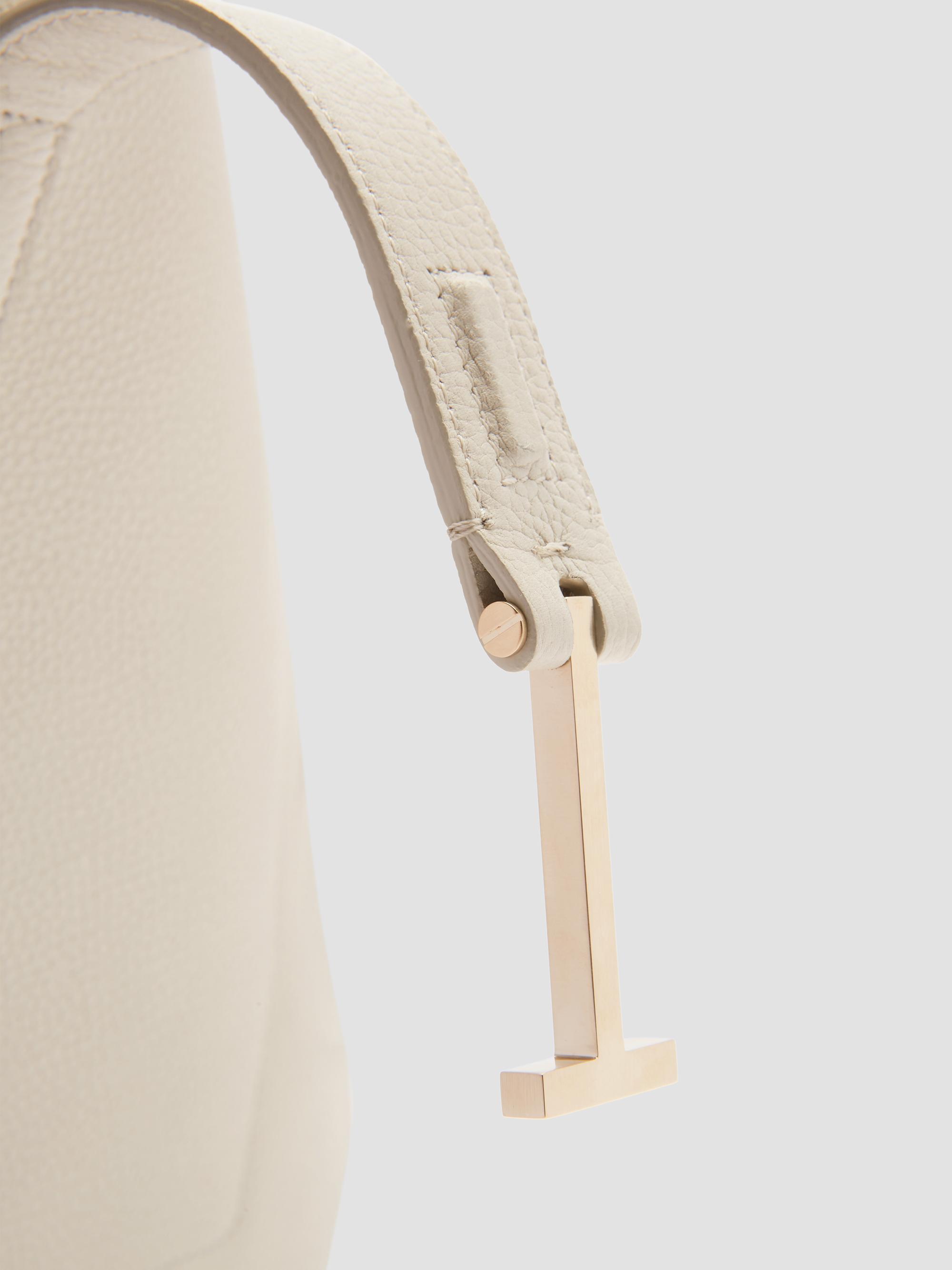 TOM FORD Women's Kara  Leather Hobo Bag - Dove Grey | Thumbnail 6