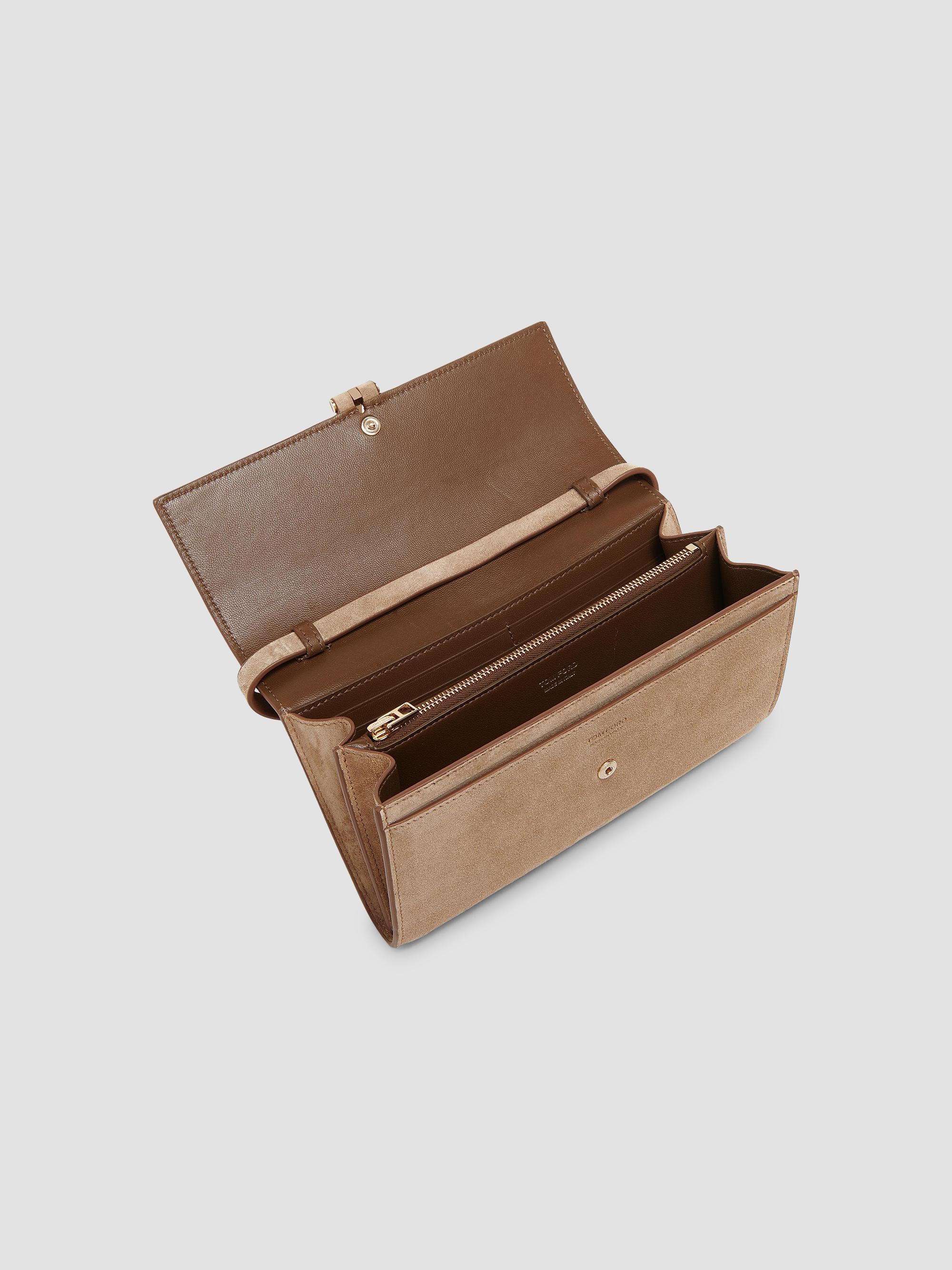 TOM FORD Women's Kara Suede Wallet-On-Chain - Amphora | Thumbnail 4