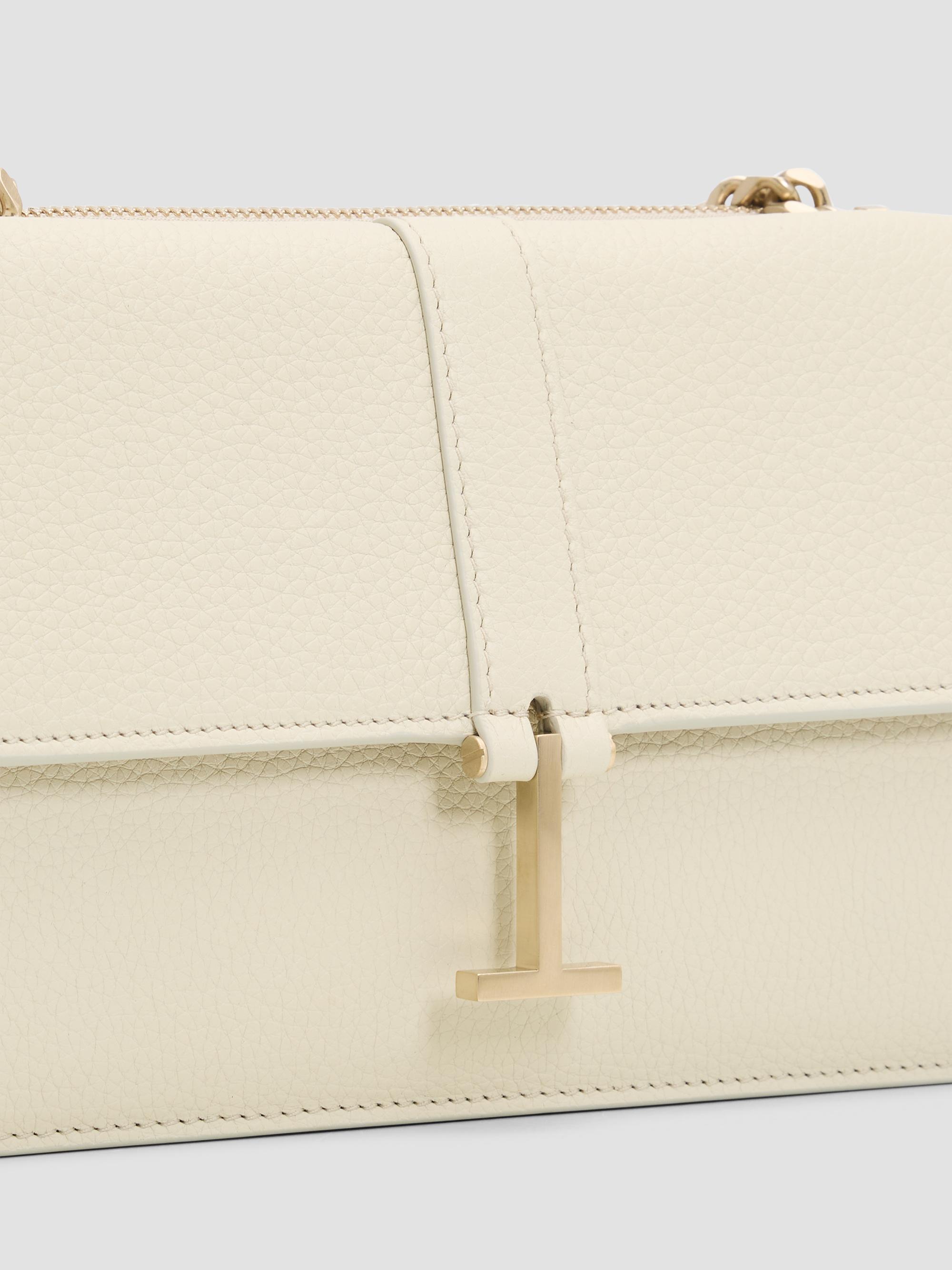 TOM FORD Women's Kara Mini Leather Wallet-On-Chain Bag - Dove Grey | Thumbnail 10