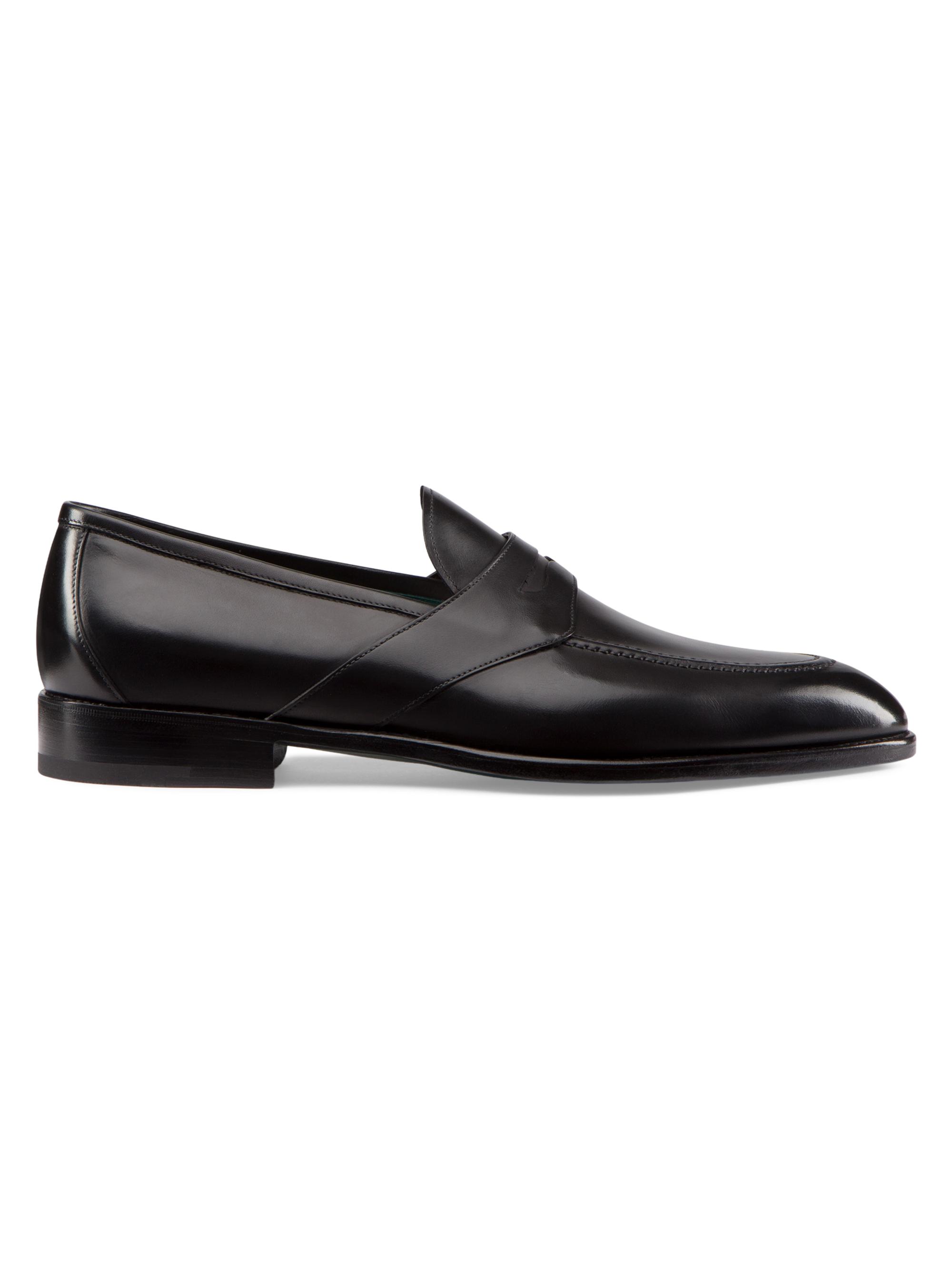 Stefano Ricci Men's Calfskin Leather Loafers - Black