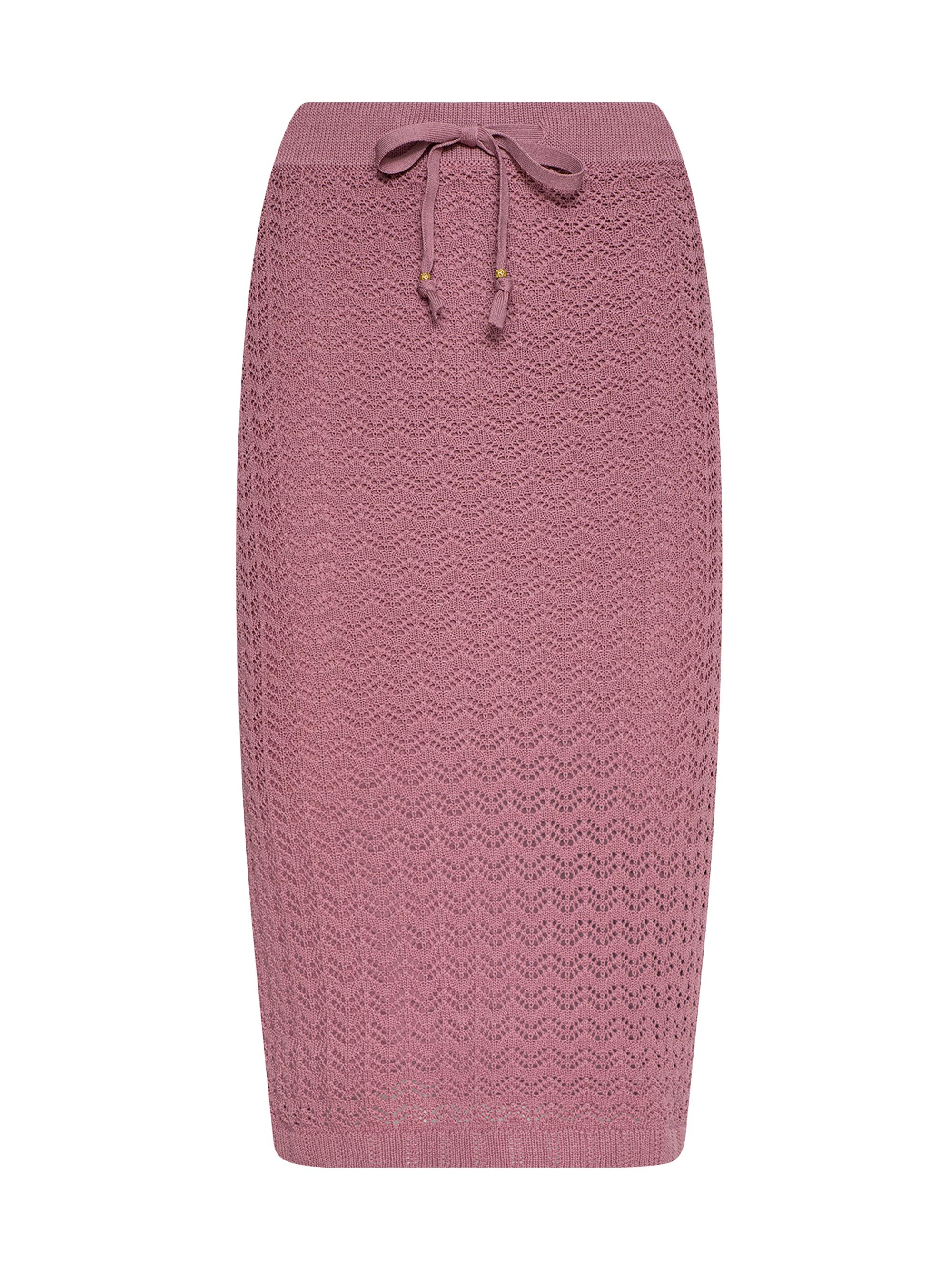 L'AGENCE Women's Lacen Pointelle-Knit Midi-Skirt - Lilas