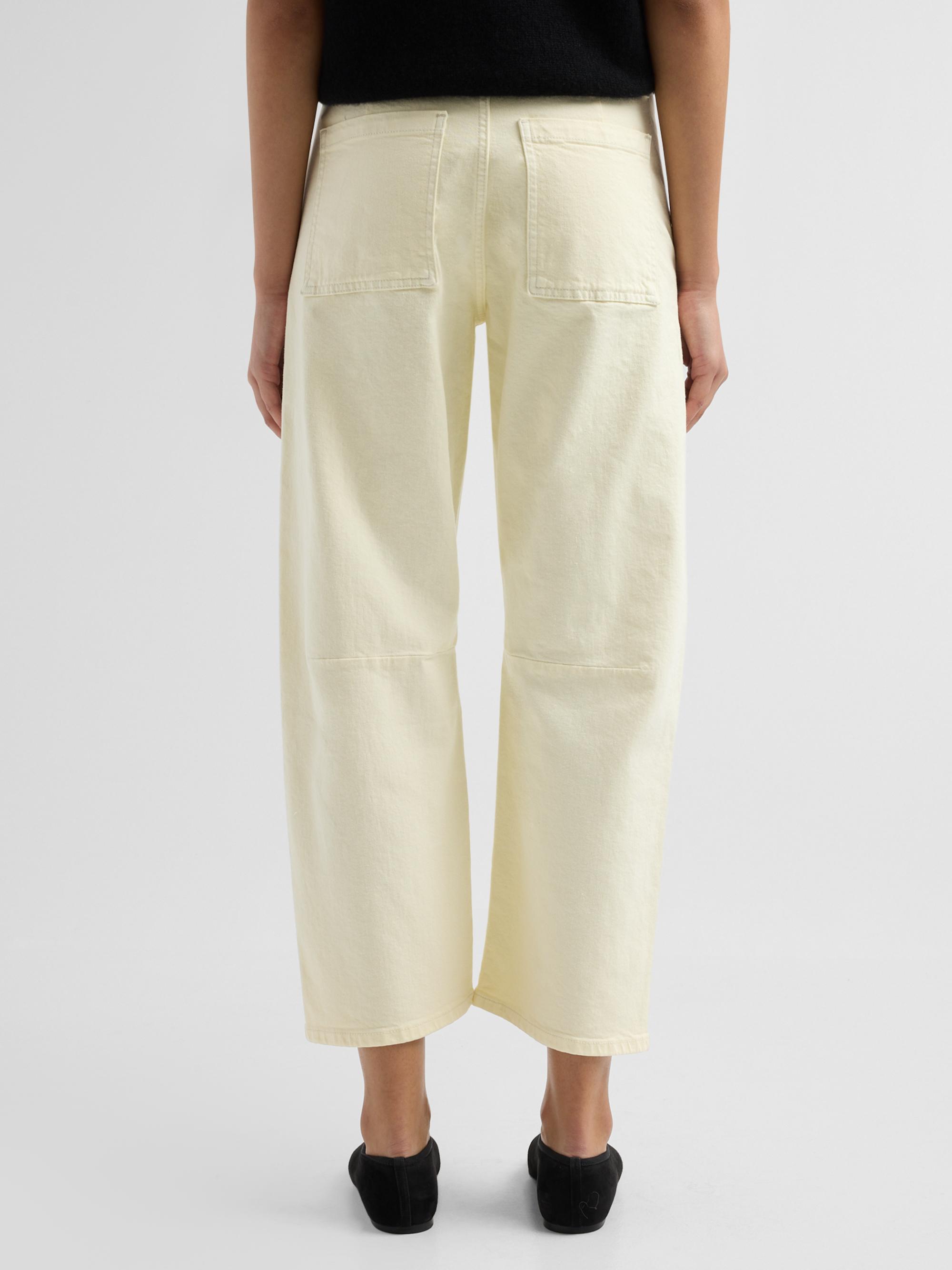 Co Women's Utility Twill Mid-Rise Pants - Camel | Thumbnail 3