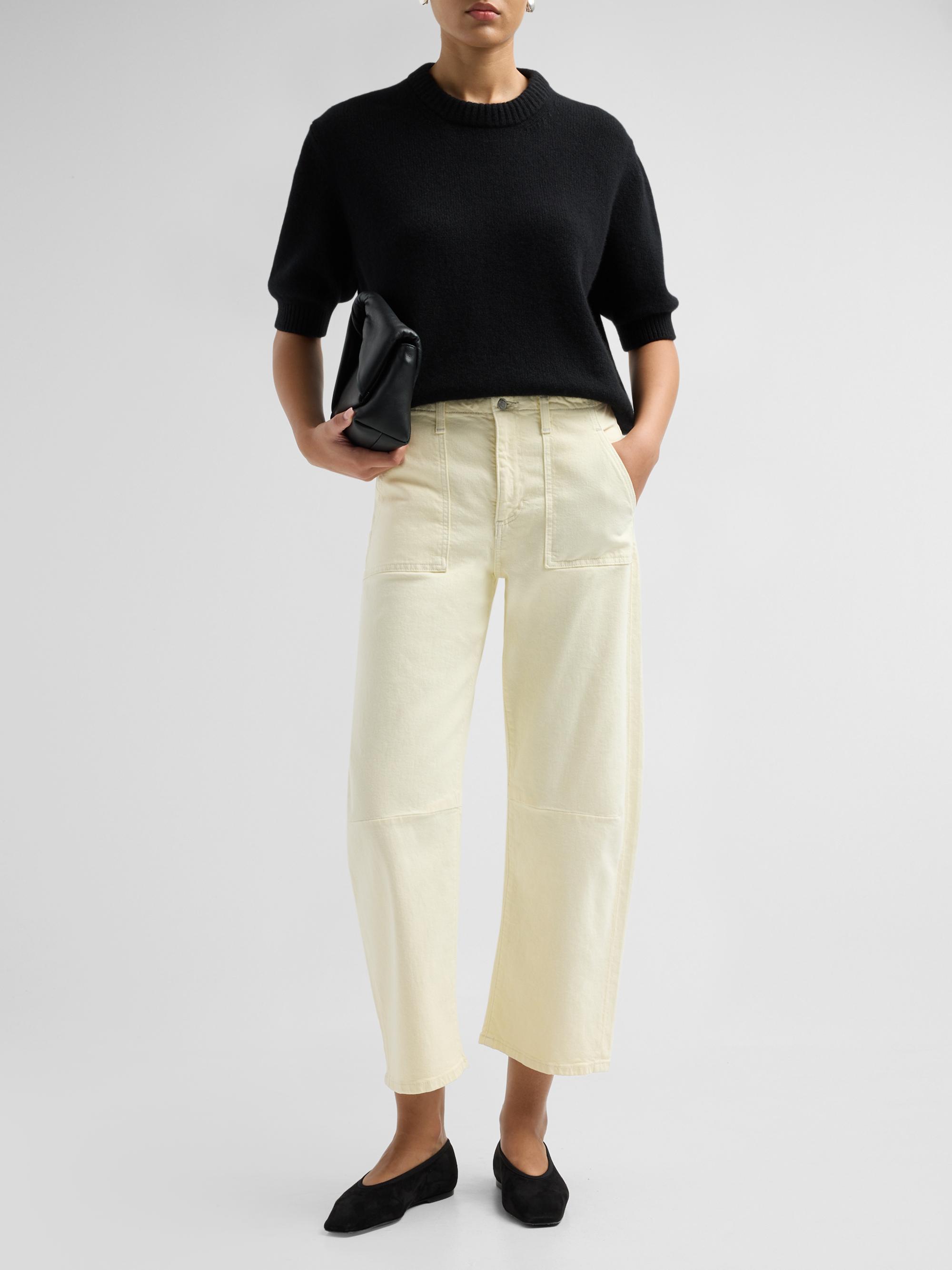 Co Women's Utility Twill Mid-Rise Pants - Camel | Thumbnail 2