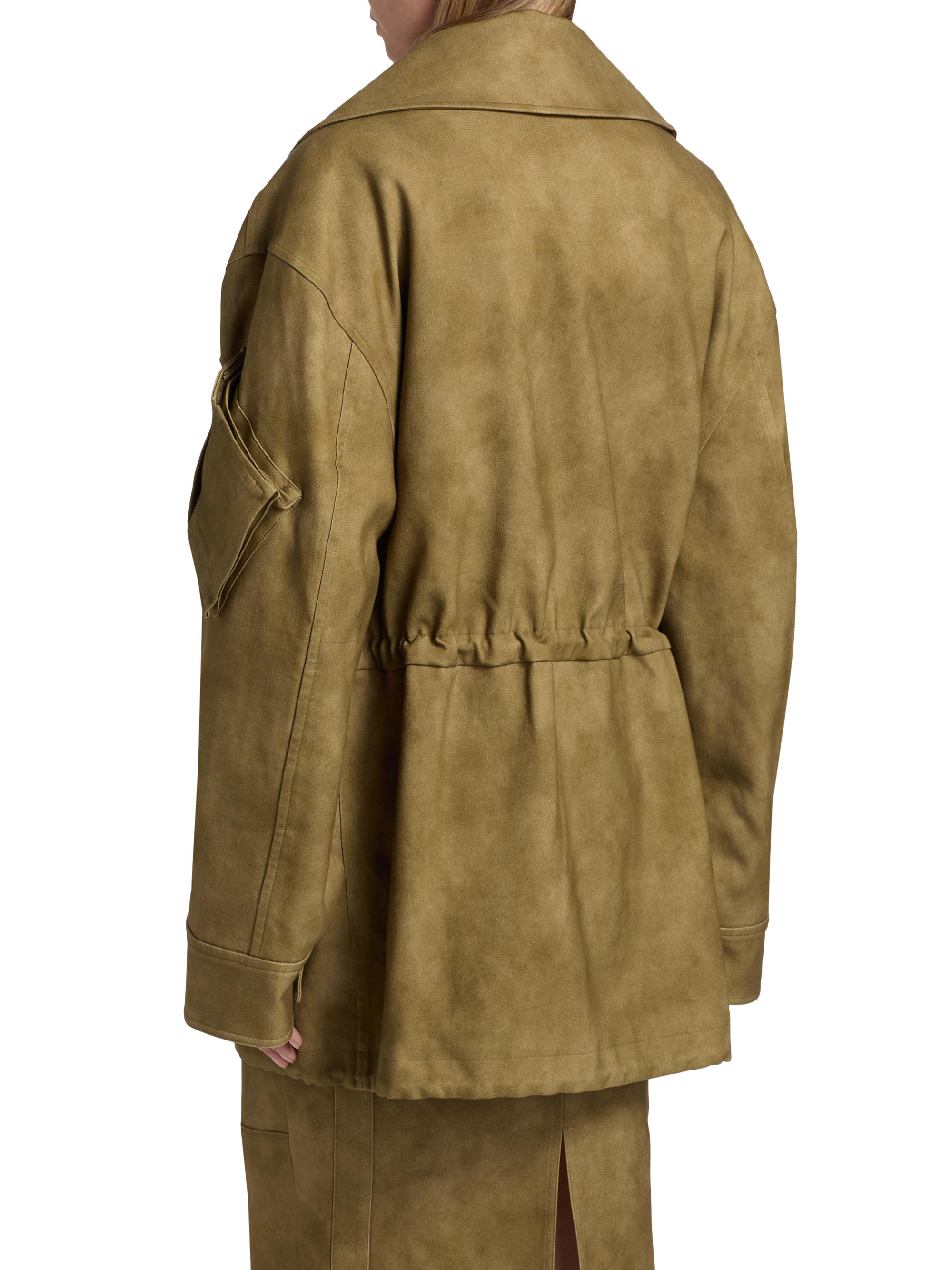 Co Women's Camo tton-Blend Military Jacket - Khaki | Thumbnail 5
