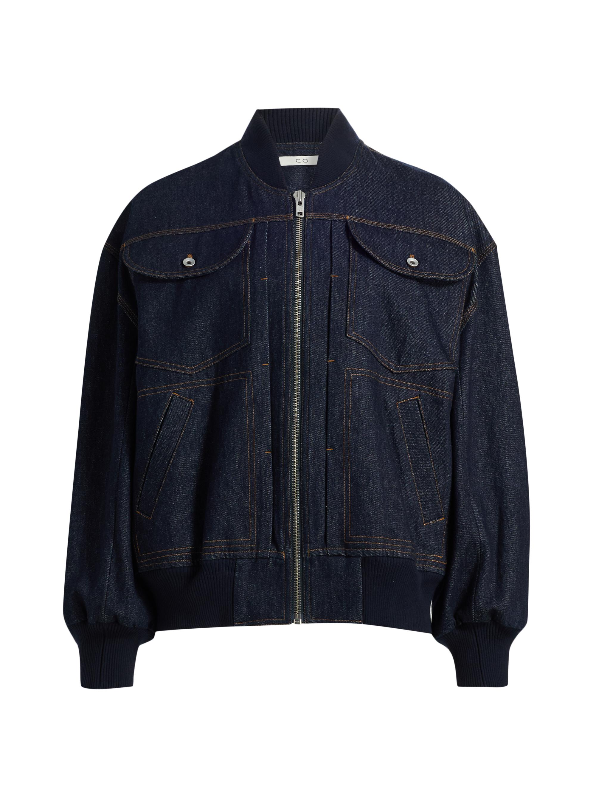 Burberry Dakota Denim Oversized Jacket | Saks Fifth Avenue