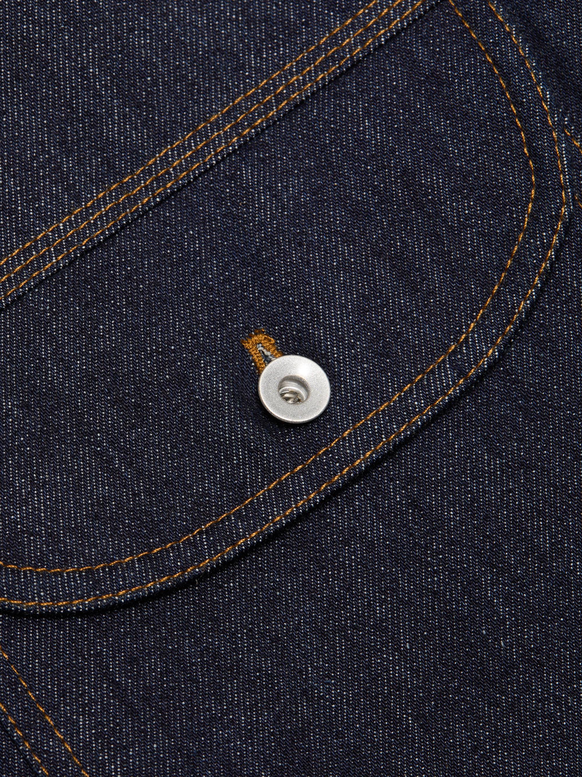 Co Women's Denim tton Bomber Jacket - Indigo | Thumbnail 7