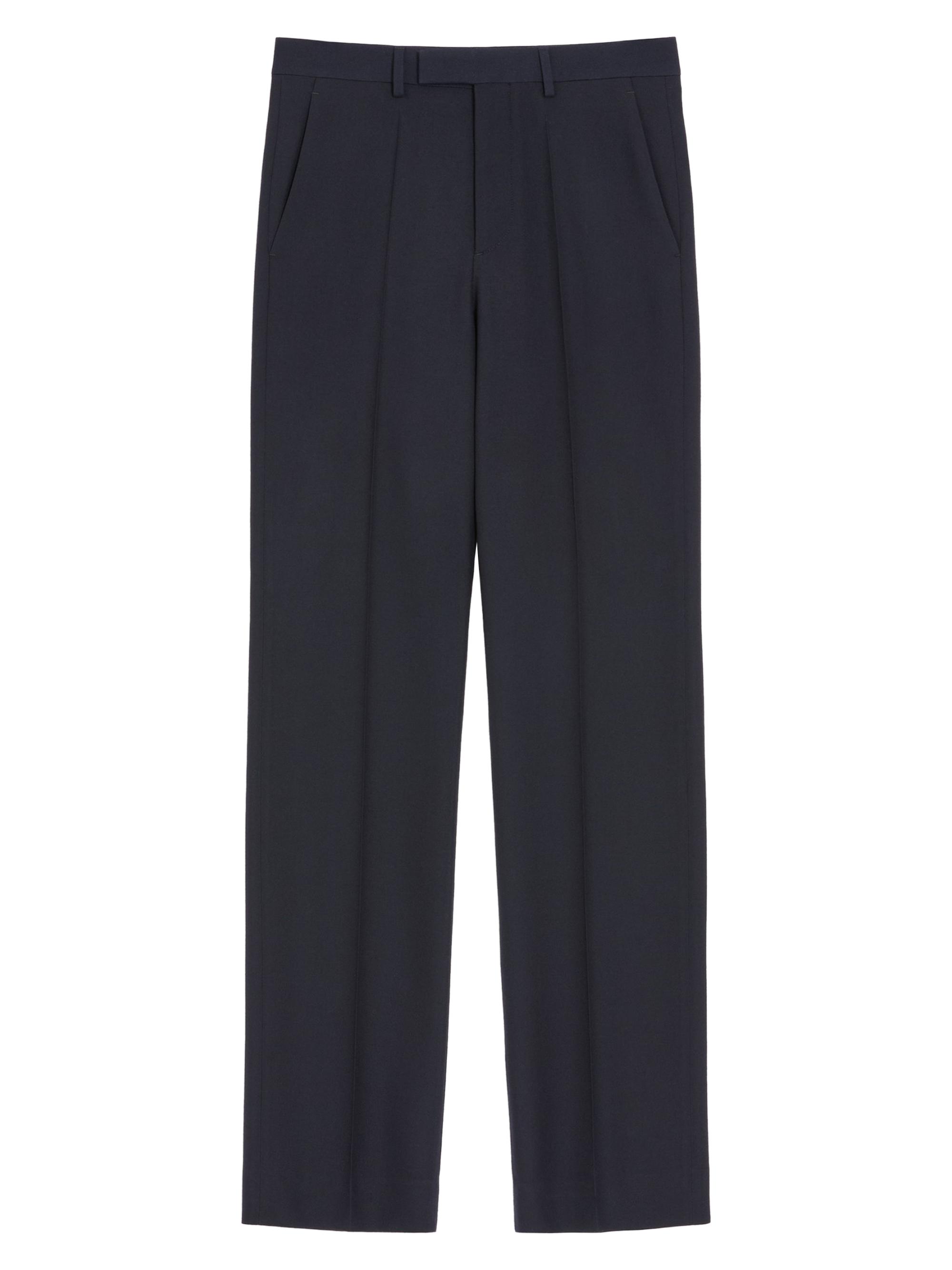 Valentino Garavani Men's Wool Pants - Dark Blue