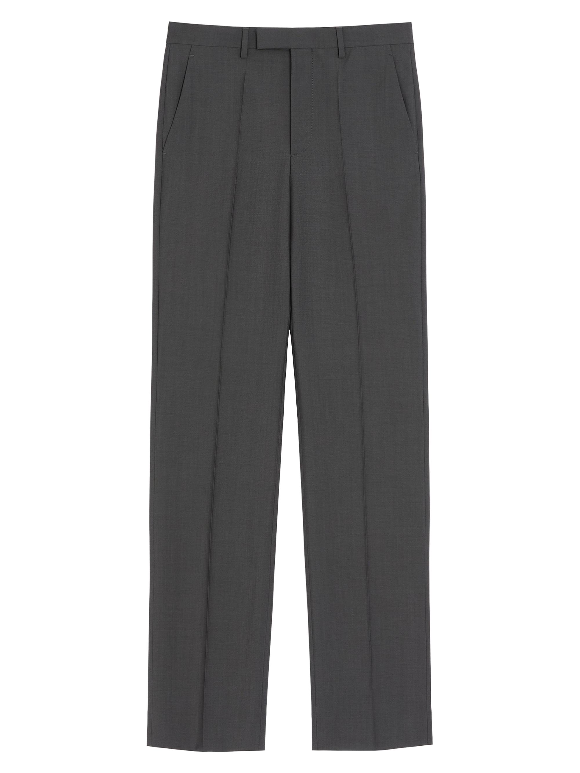 Valentino Garavani Men's Wool Pants - Dark Grey