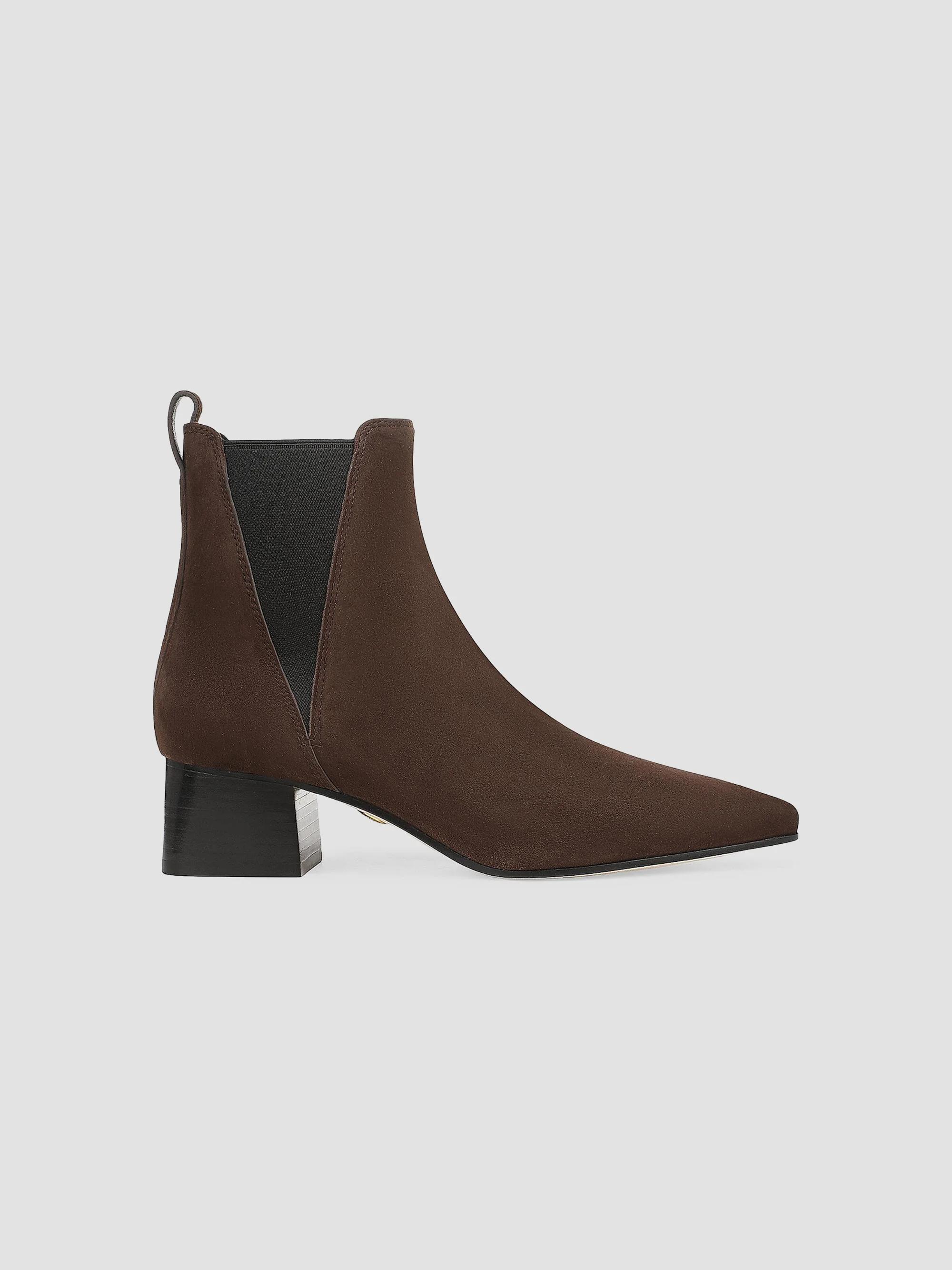 Astra Suede Chelsea Short Booties