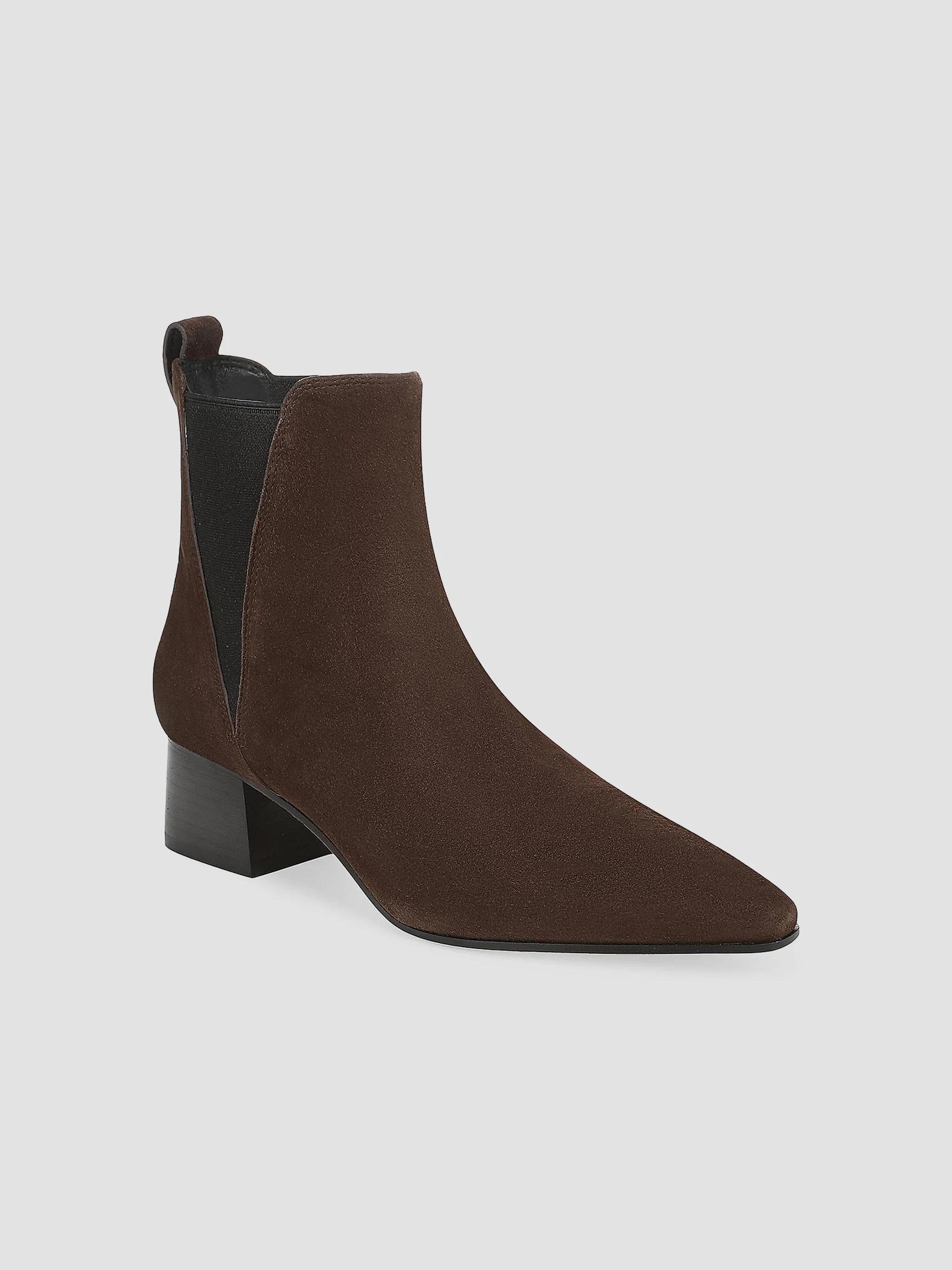 Astra Suede Chelsea Short Booties