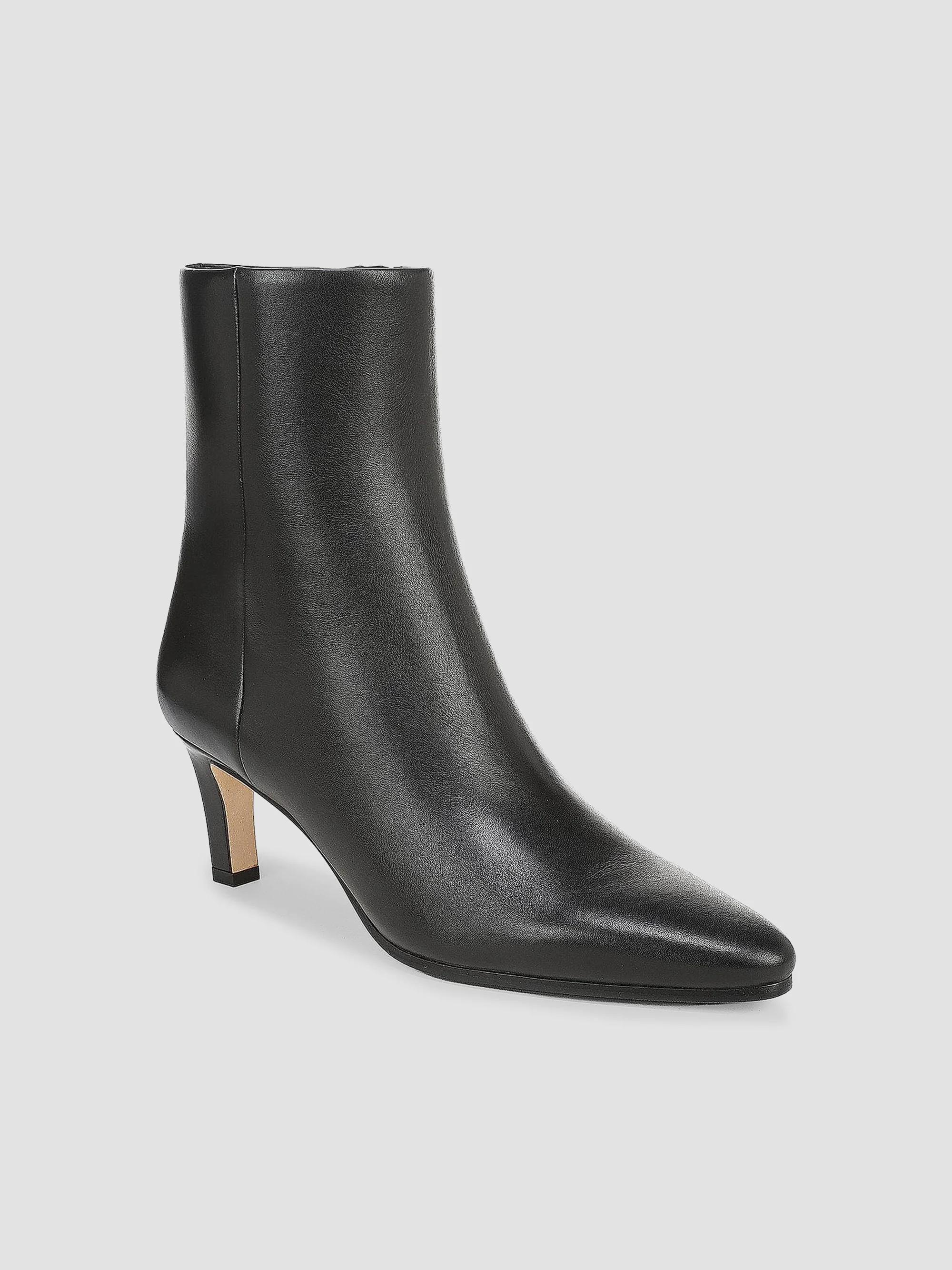 Veronica Beard Agnes 65MM Leather Ankle Boots | Saks Fifth Avenue