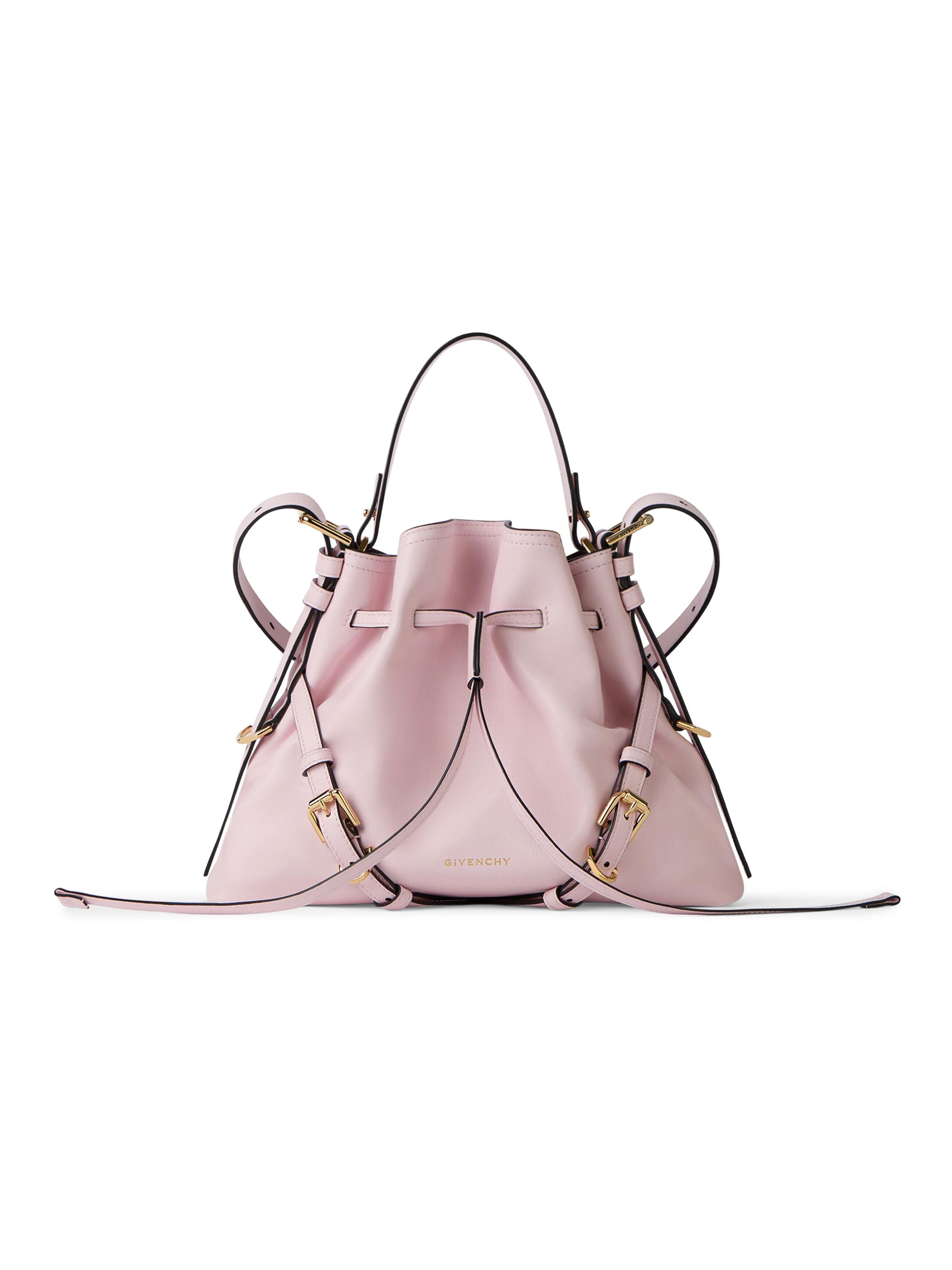 Givenchy Women's  Voyou Bucket Bag in Shiny Leather - Light Pink
