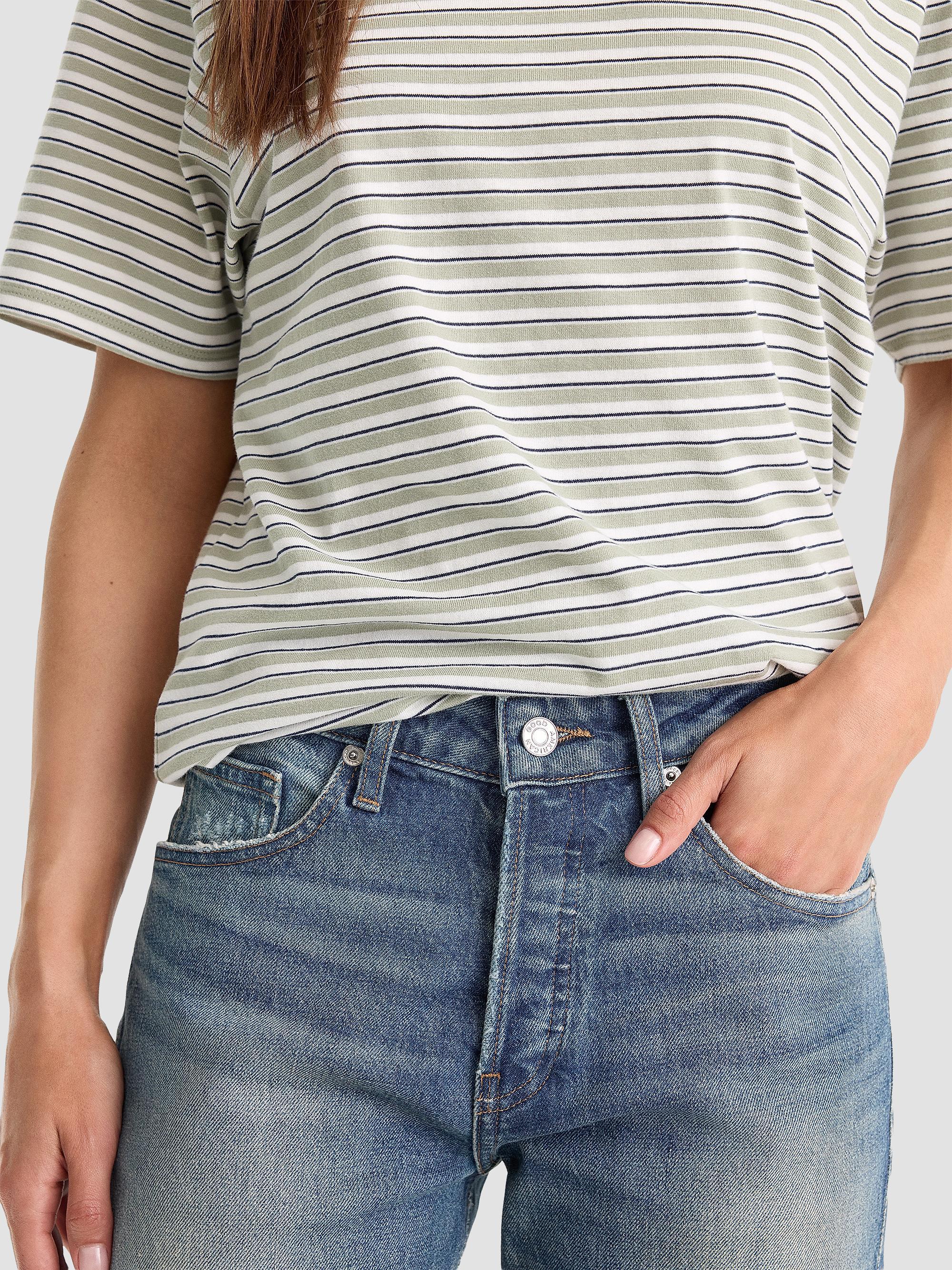 Good American Women's High-Rise Vintage Straight-Leg Jeans - Indigo | Thumbnail 4