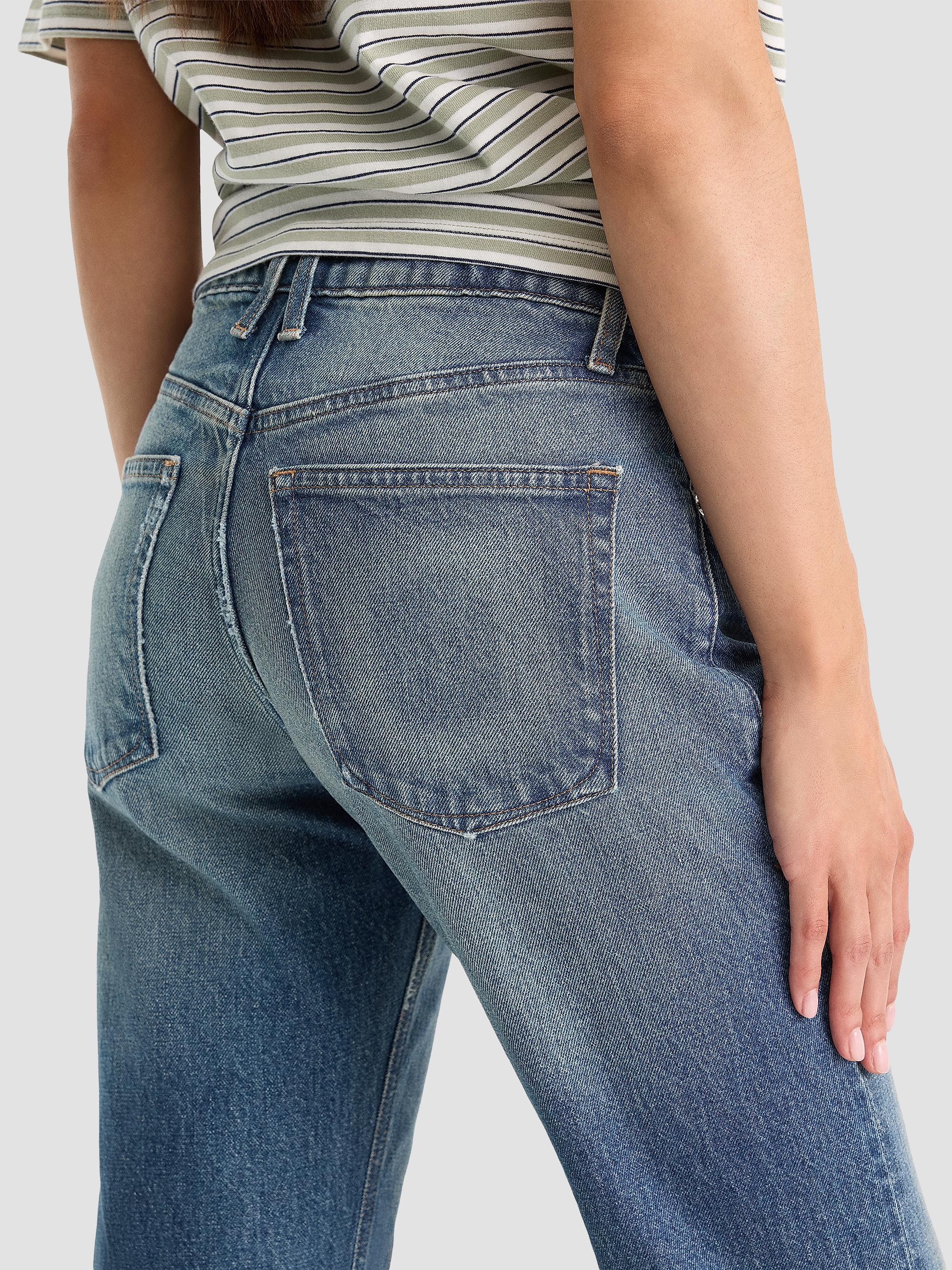 Good American Women's High-Rise Vintage Straight-Leg Jeans - Indigo | Thumbnail 5