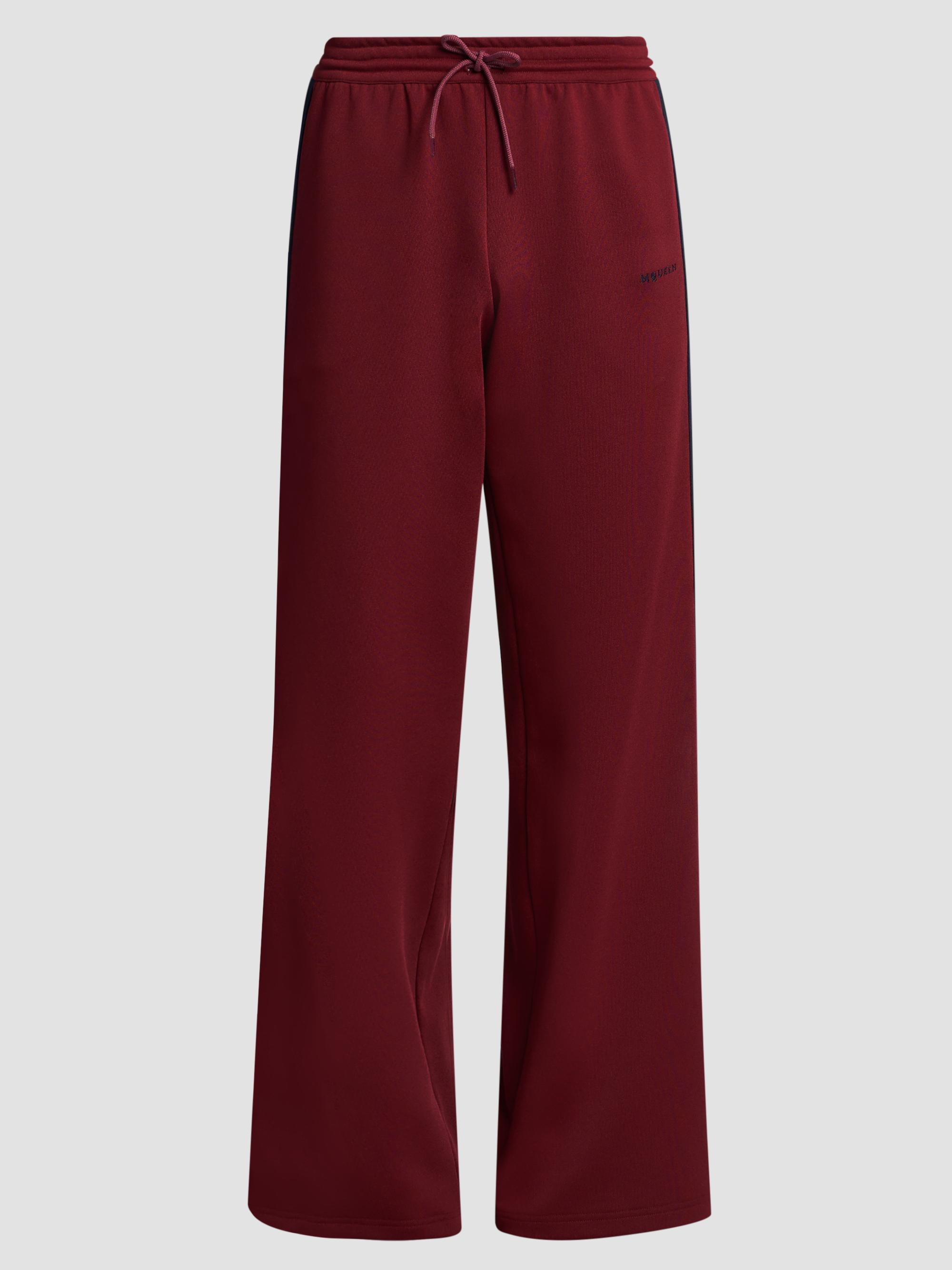 McQueen Men's Loopback Jersey Wide-Leg Sweatpants - Amaranth Gold | Thumbnail 7