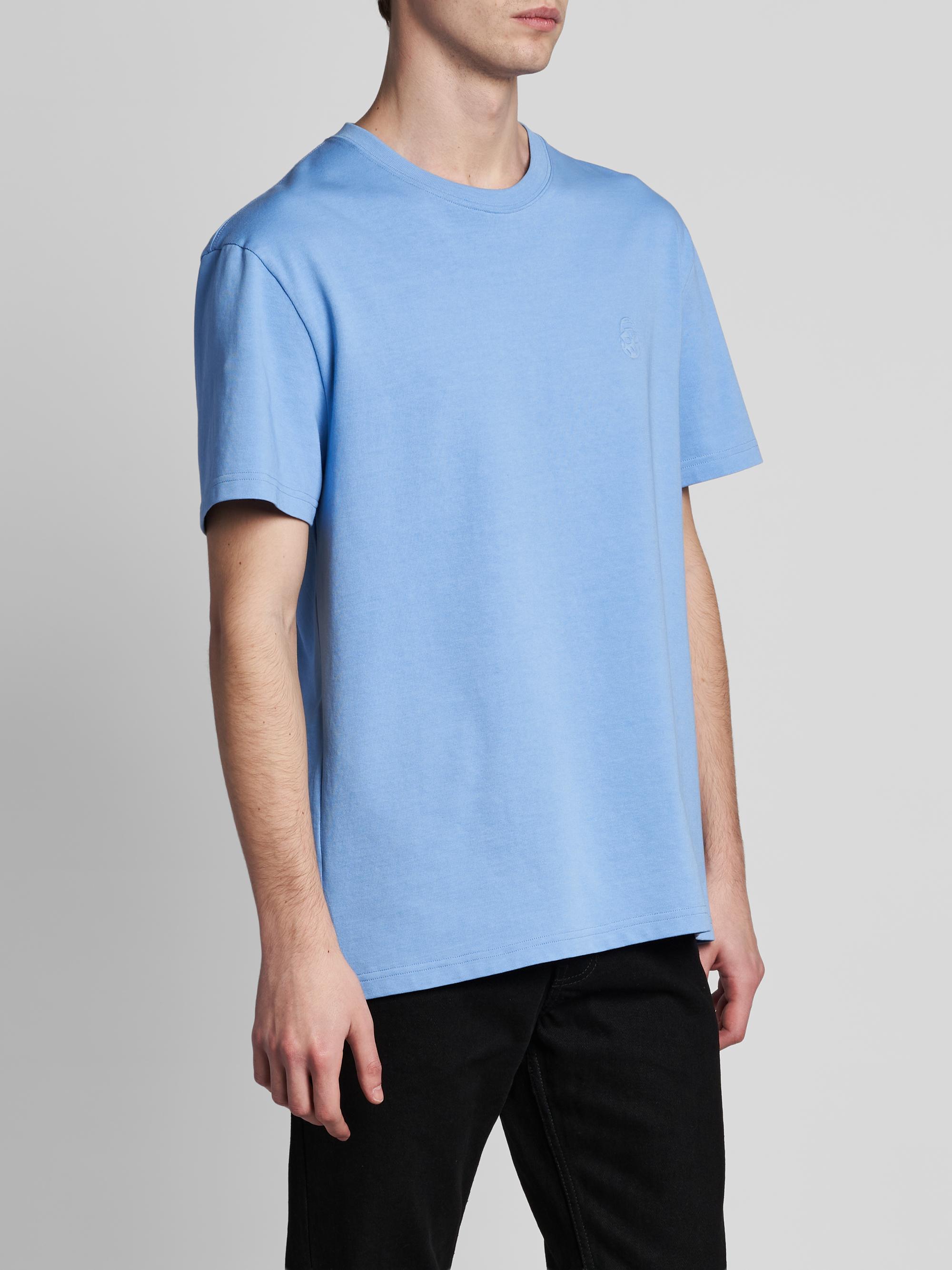 McQueen Men's Cotton Jersey Crewneck T-Shirt - Bath House Blue | Thumbnail 4