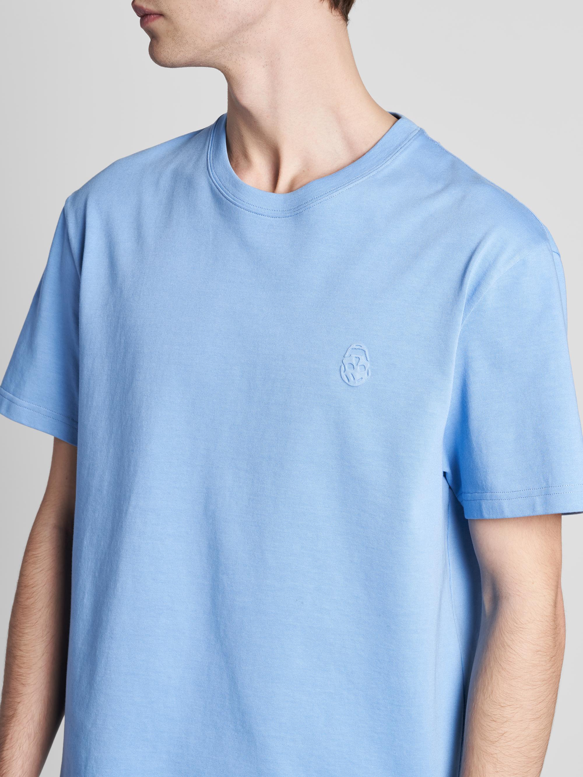 McQueen Men's Cotton Jersey Crewneck T-Shirt - Bath House Blue | Thumbnail 6