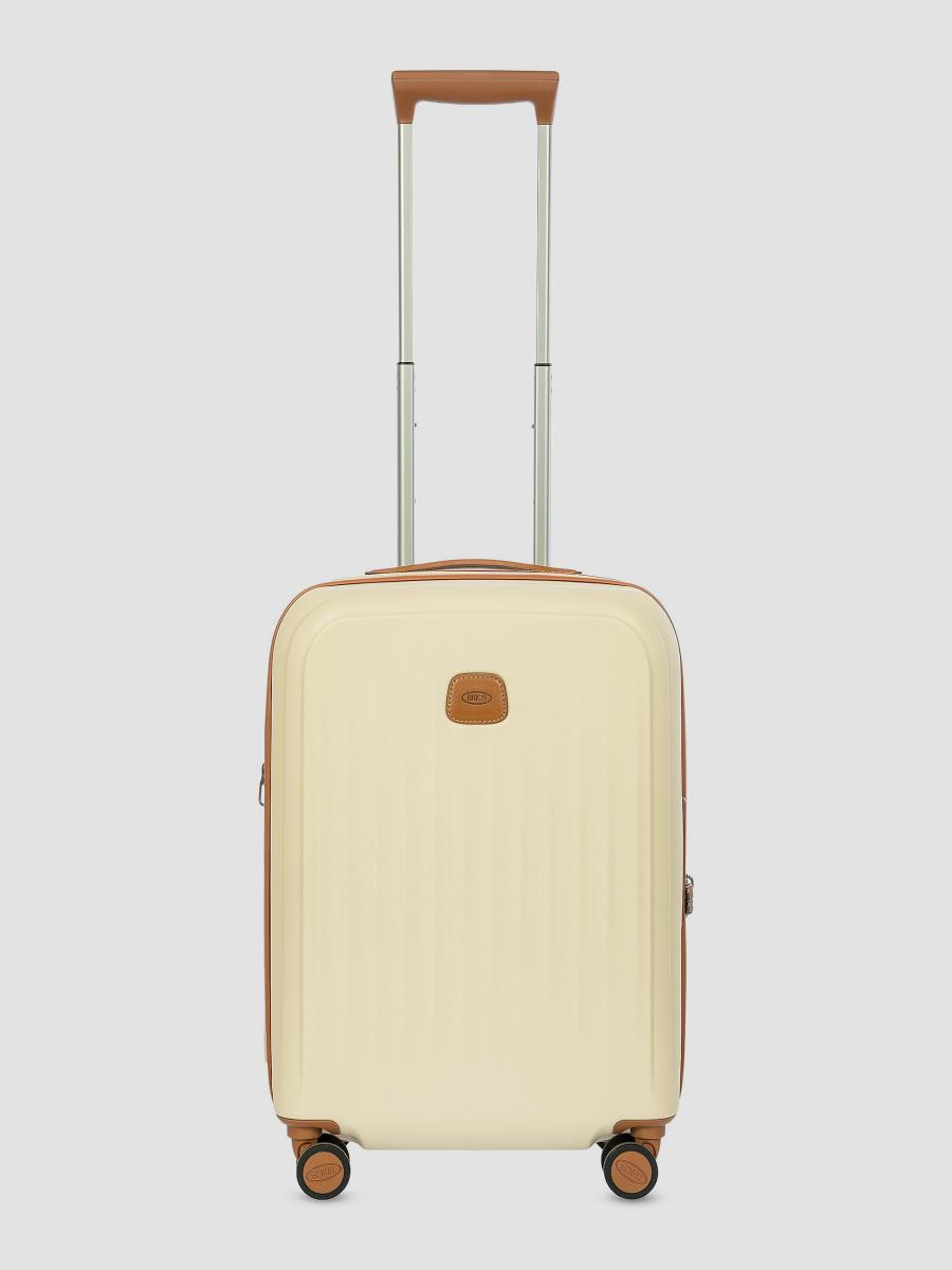 Bric's Taormina 21" Expandable Spinner Carry-on Suitcase In Cream
