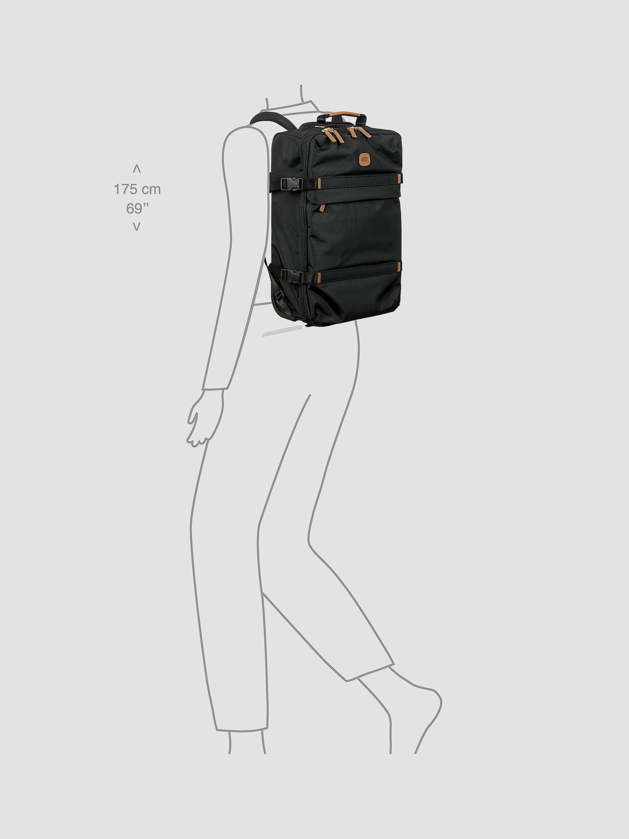 Bric's Men's X-Travel 19" Trolley Backpack - Black | Thumbnail 8