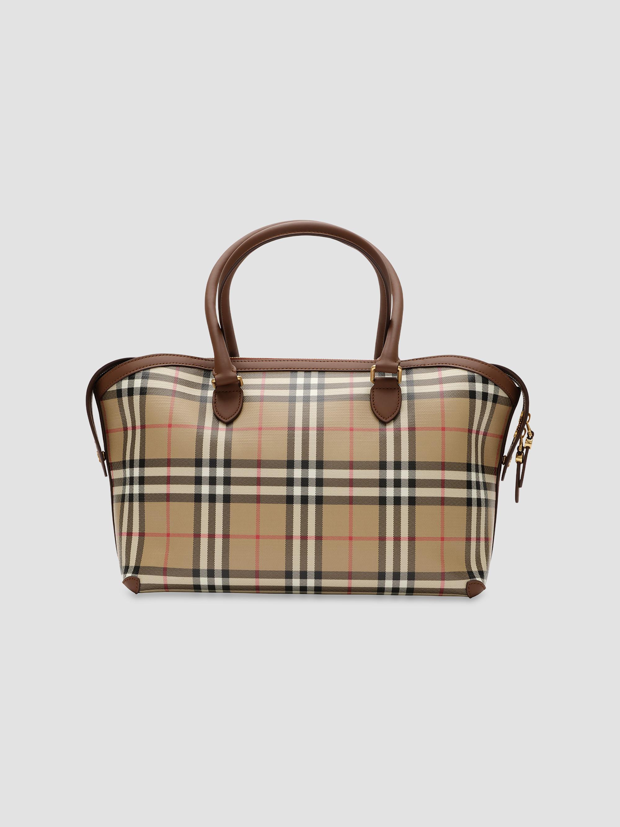 バーバリートート Burberry Check Zipped Tote | Saks Fifth Avenue