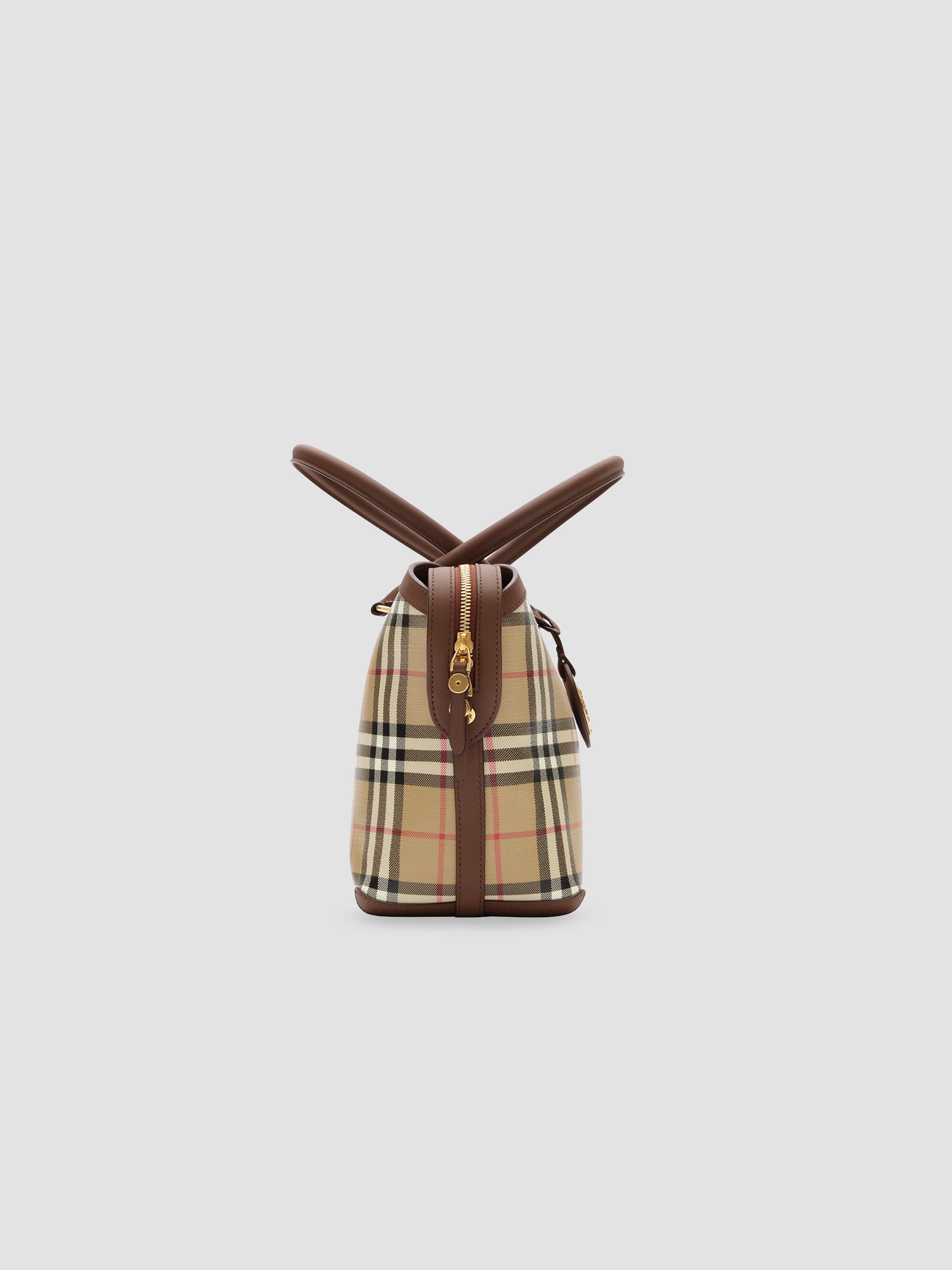 Burberry Check Zipped Tote | Saks Fifth Avenue