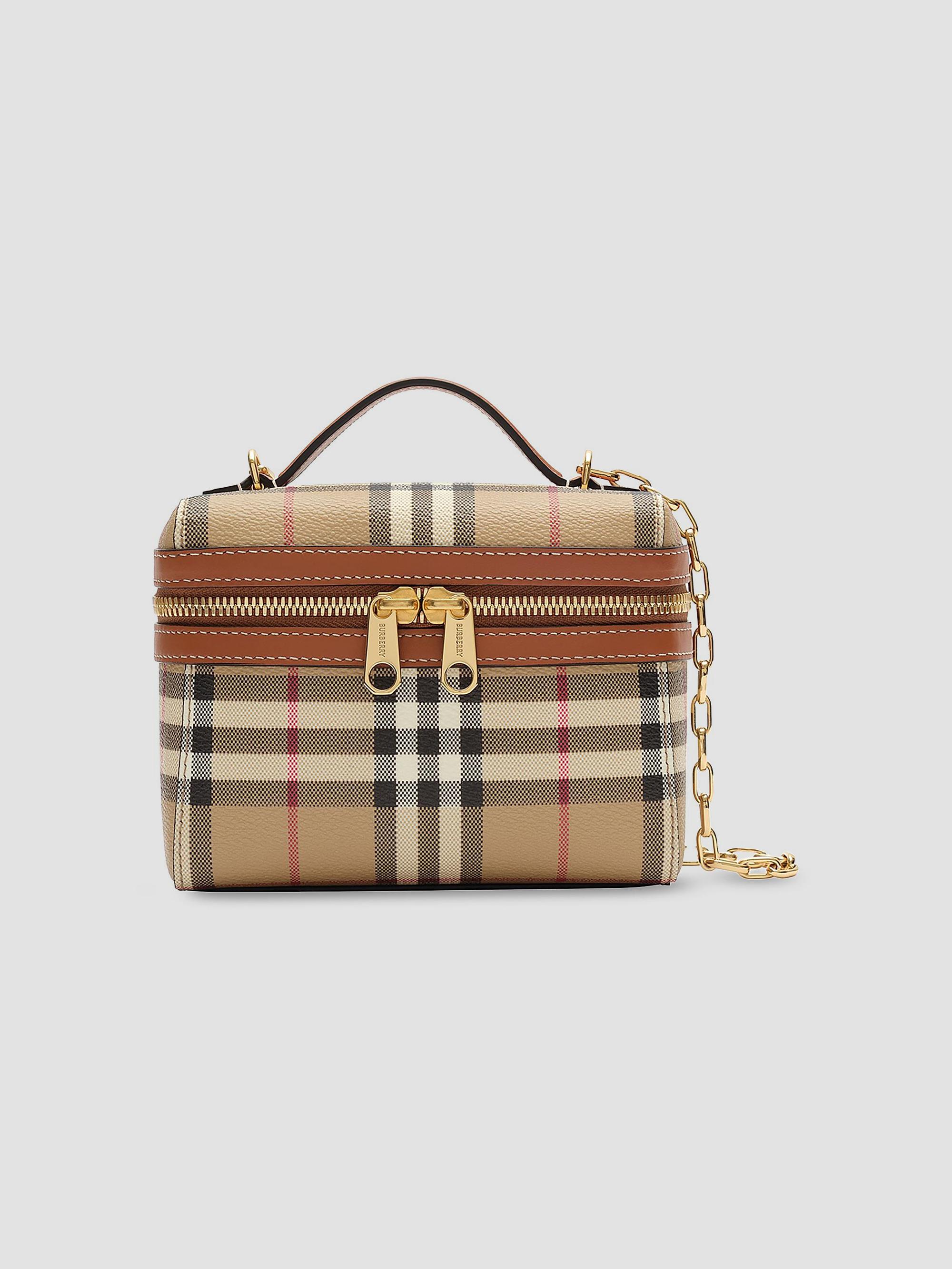 Burberry Heritage Check Vanity Bag | Saks Fifth Avenue
