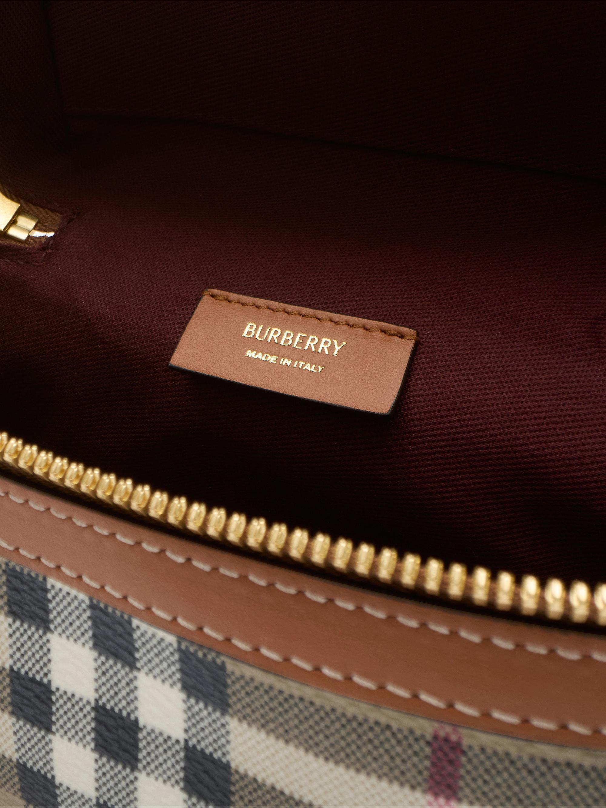 Burberry Mini Check Vanity Bag | Saks Fifth Avenue
