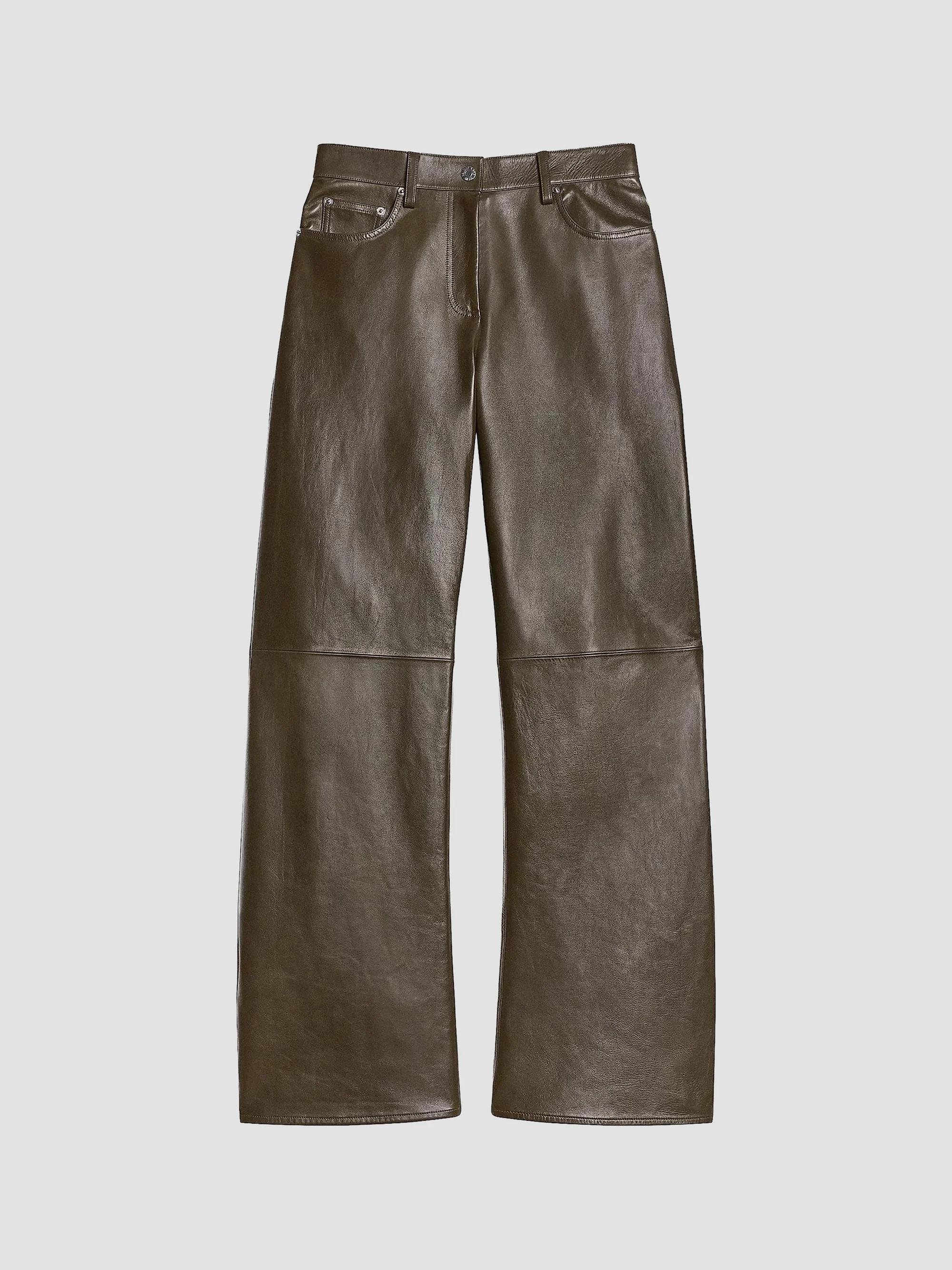Remain Birger Christensen High-Rise Leather Pants | Saks Fifth Avenue