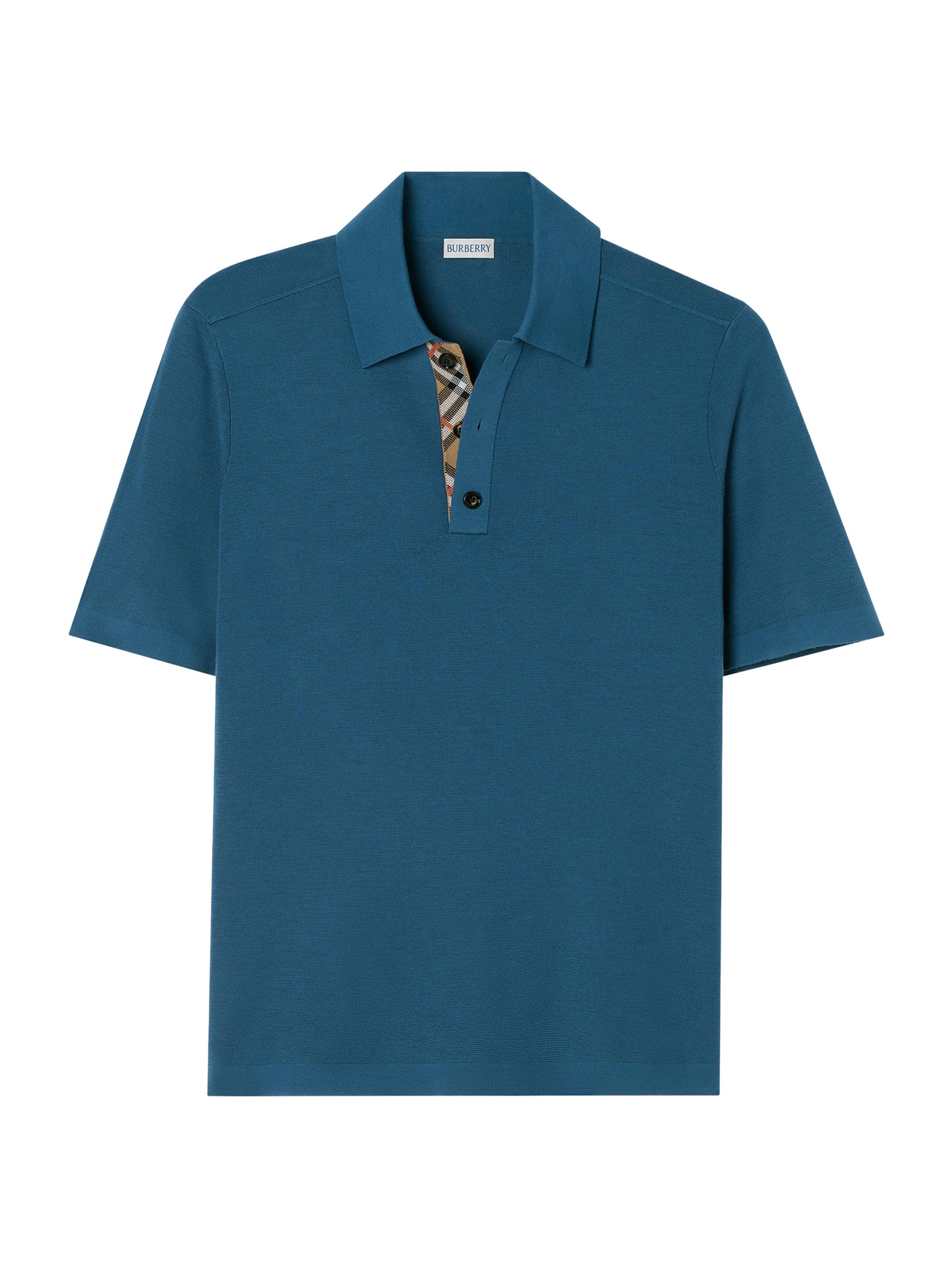Burberry Check Quarter-Zip Polo Shirt | Saks Fifth Avenue