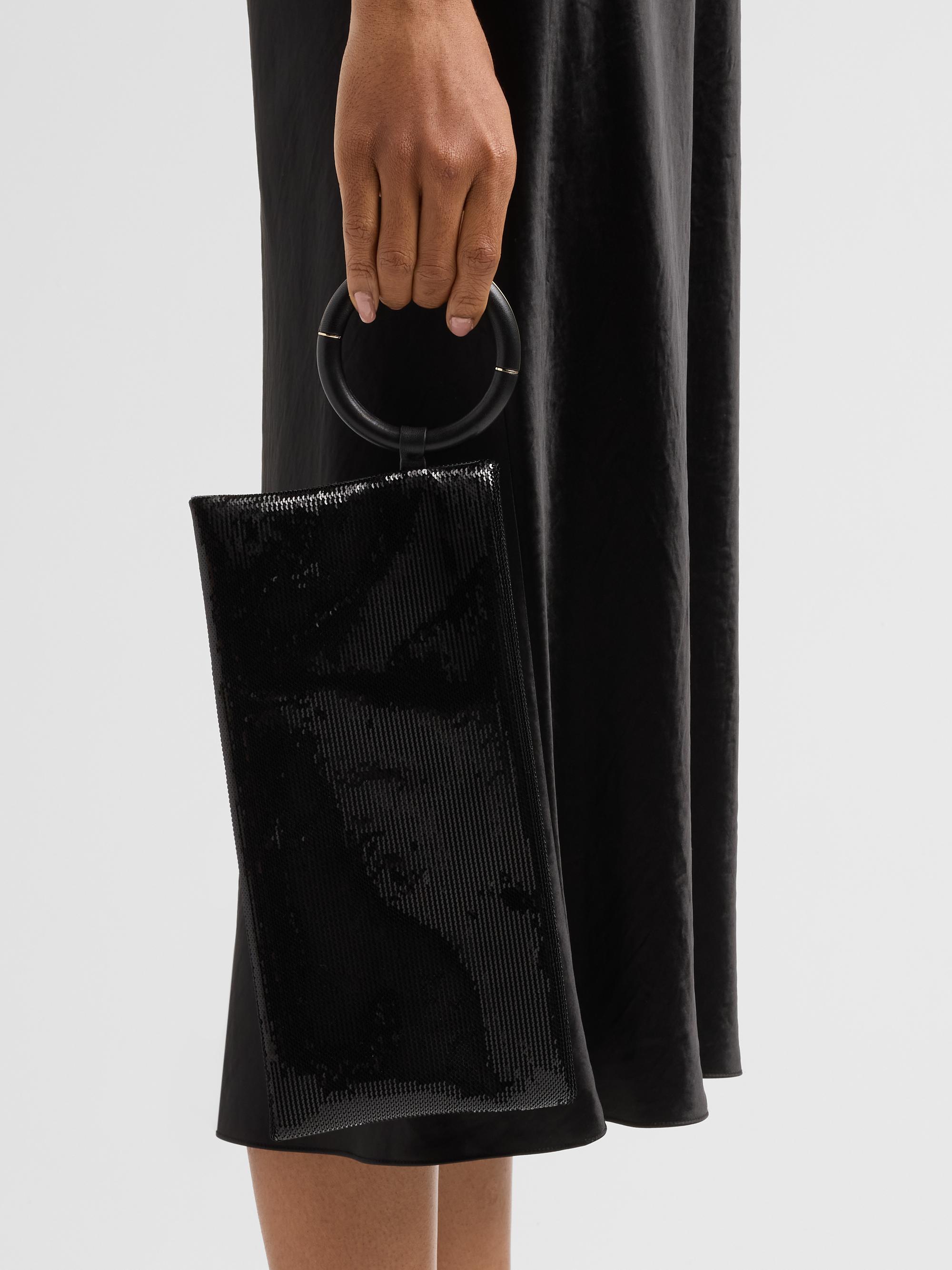 TOM FORD Women's Aura Sequin Embroidery Clutch - Black | Thumbnail 4