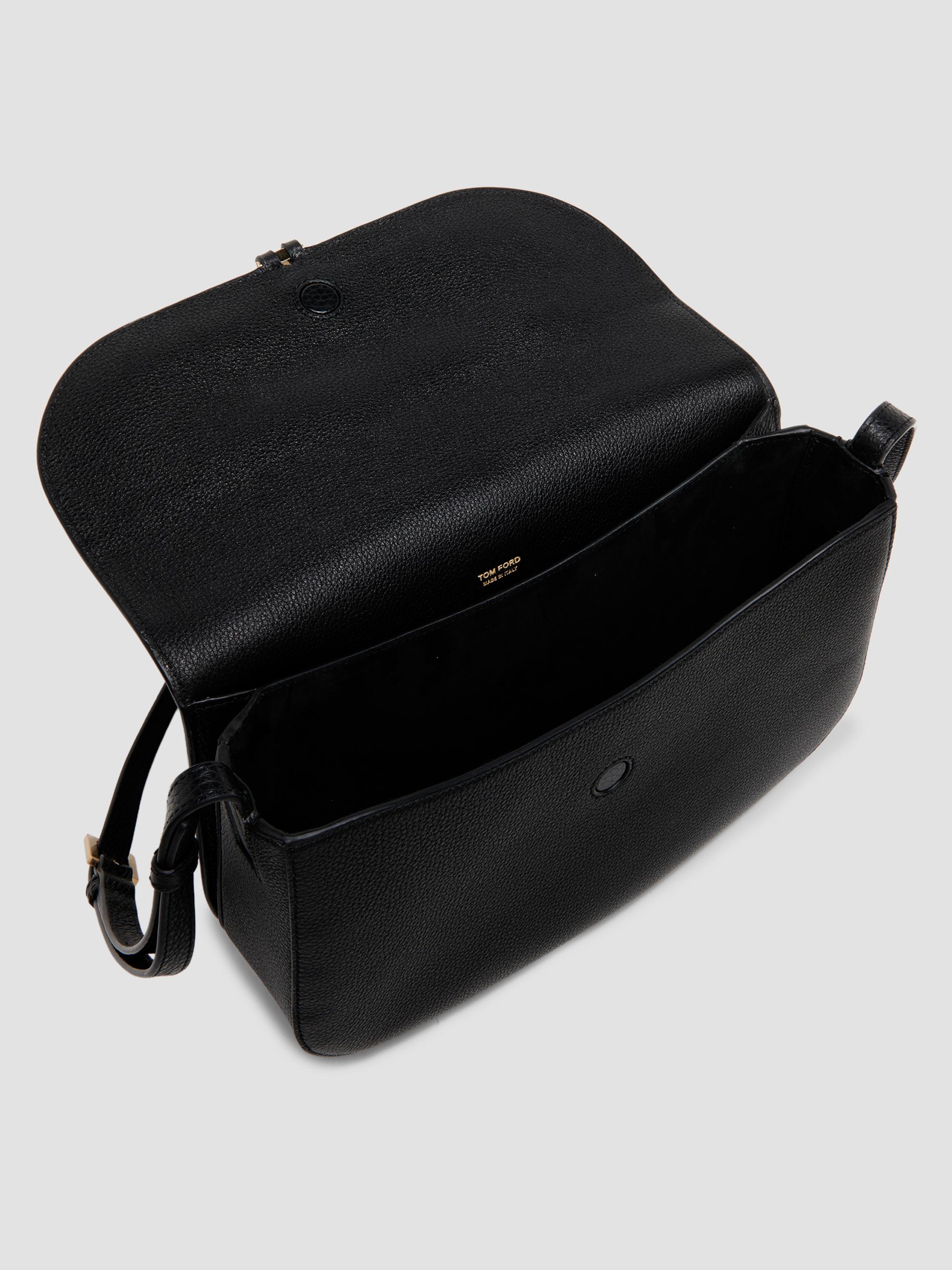 TOM FORD Women's Kara  Leather Crossbody Bag - Black | Thumbnail 4