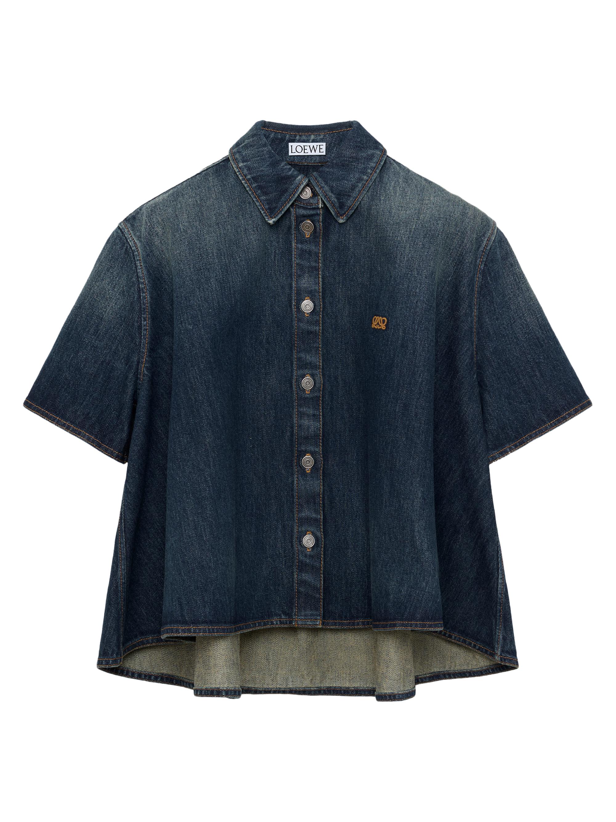 LOEWE シャツ 40 LOEWE Denim Short-Sleeve Shirt | Saks Fifth Avenue