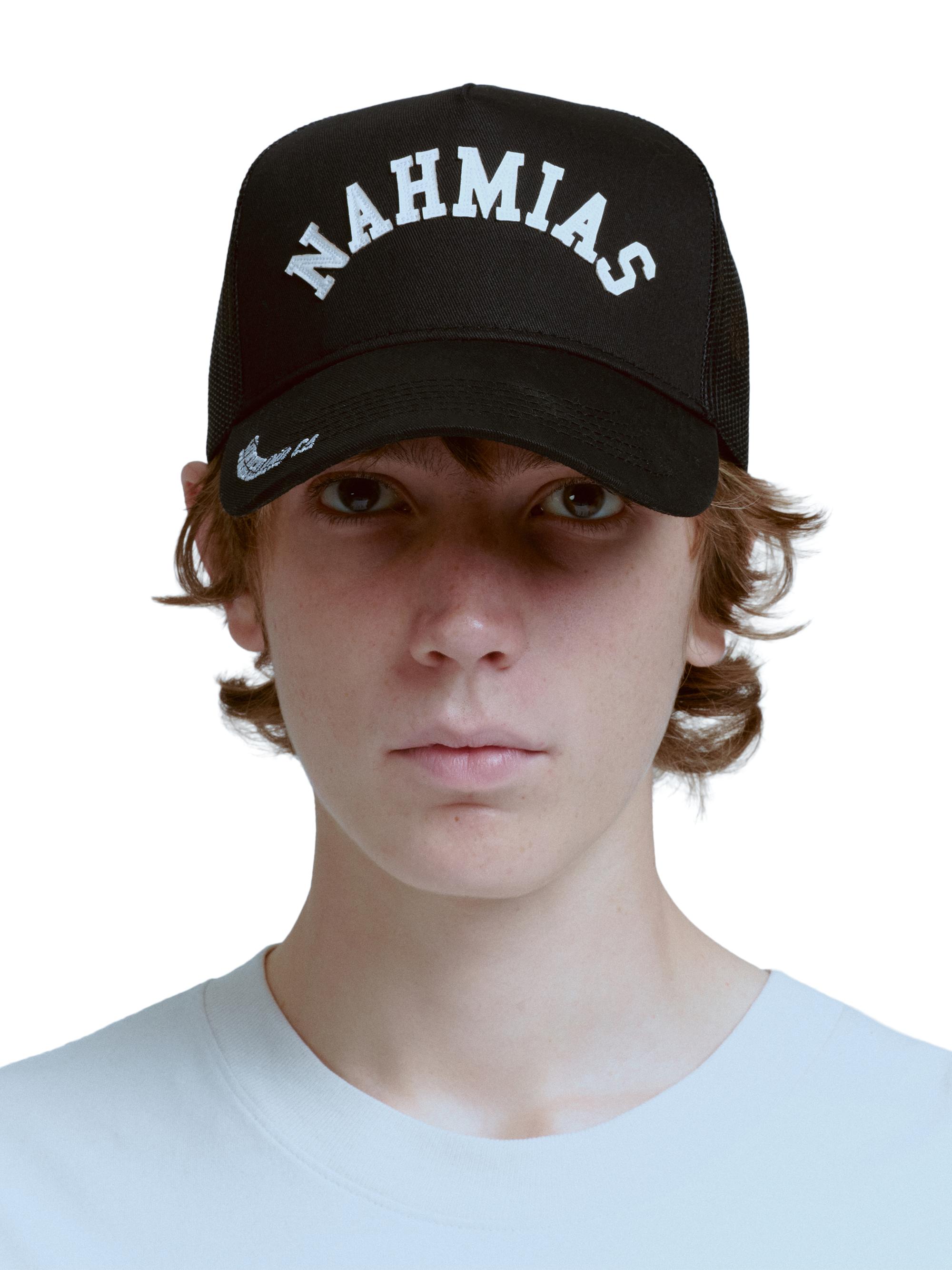 Nahmias Men's Summerland Brim Trucker Hat - Black | Thumbnail 2