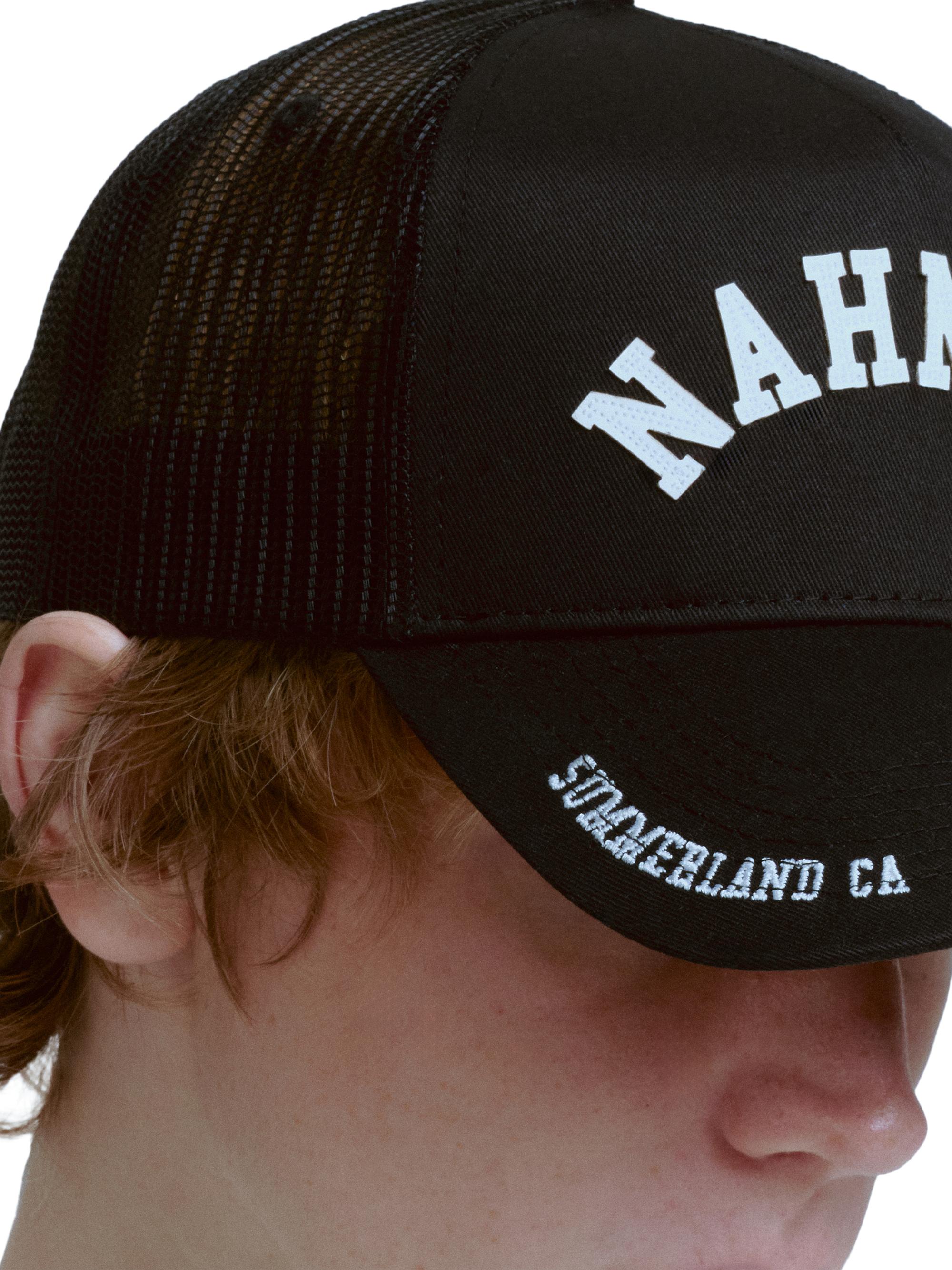 Nahmias Men's Summerland Brim Trucker Hat - Black | Thumbnail 3