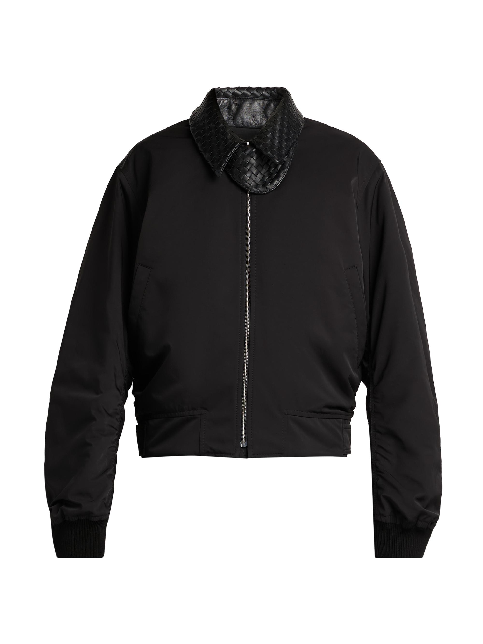 Giorgio Armani Suede Knit Full-Zip Jacket | Saks Fifth Avenue