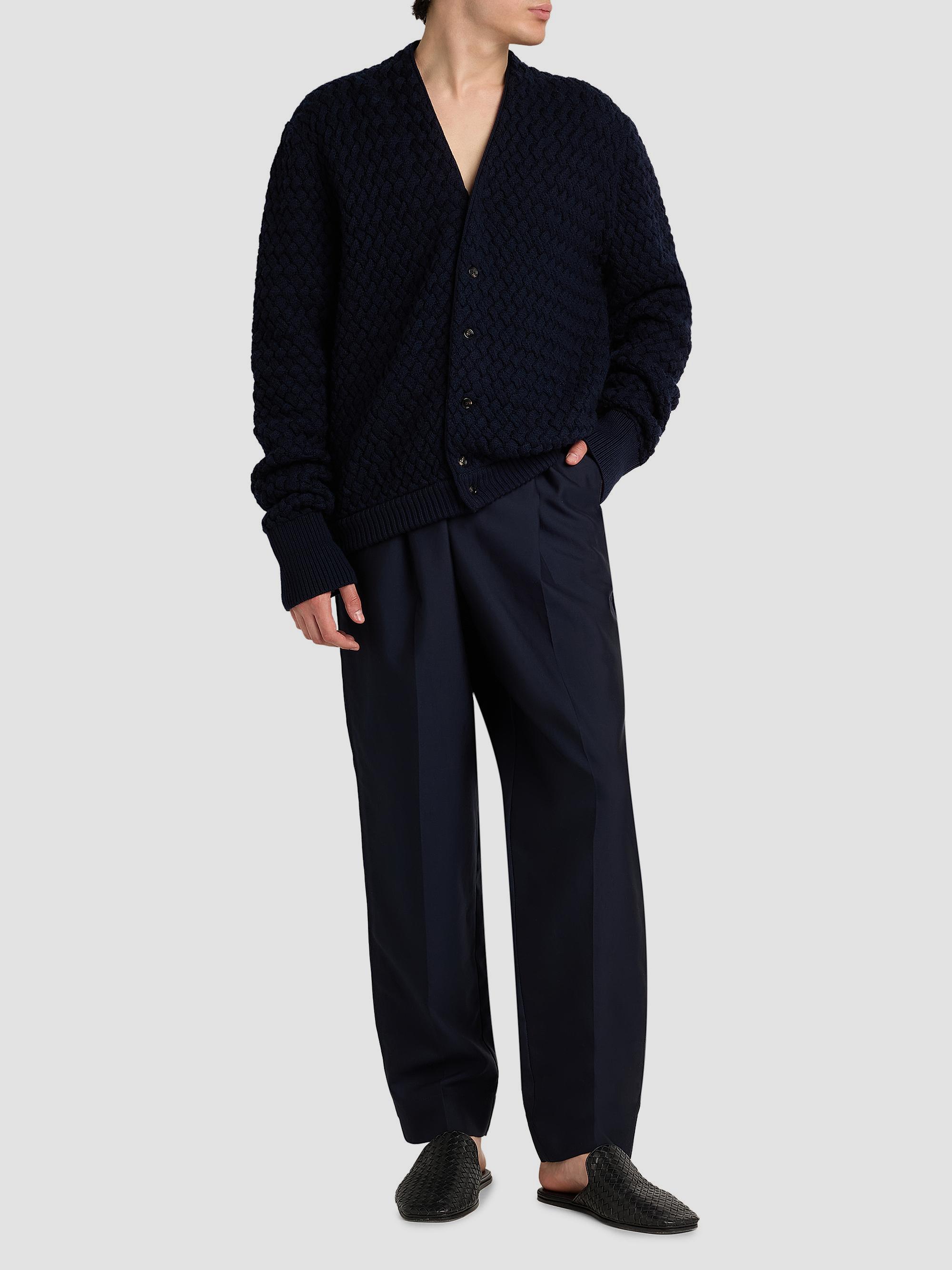 Bottega Veneta Intrecciato Wool Cardigan | Saks Fifth Avenue