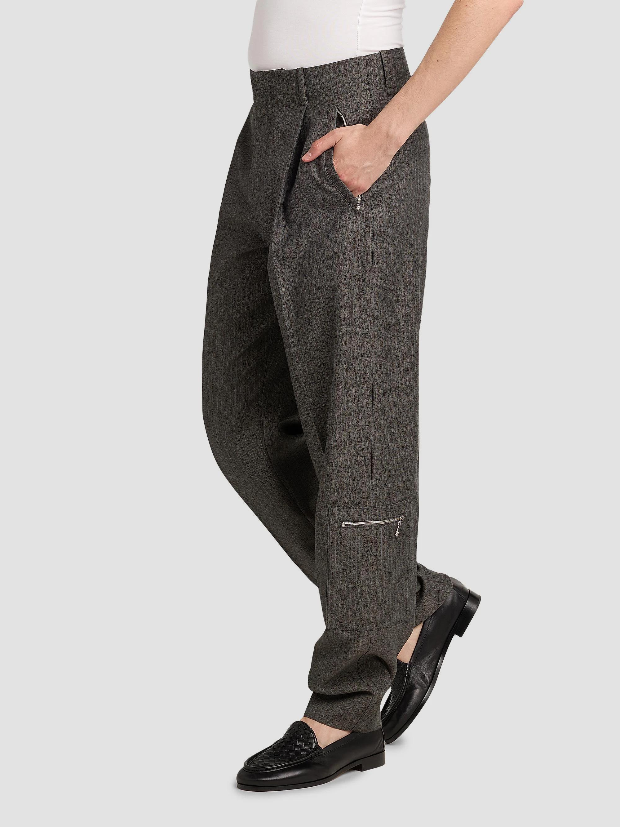 Bottega Veneta Striped Wool-Mohair Trousers | Saks Fifth Avenue
