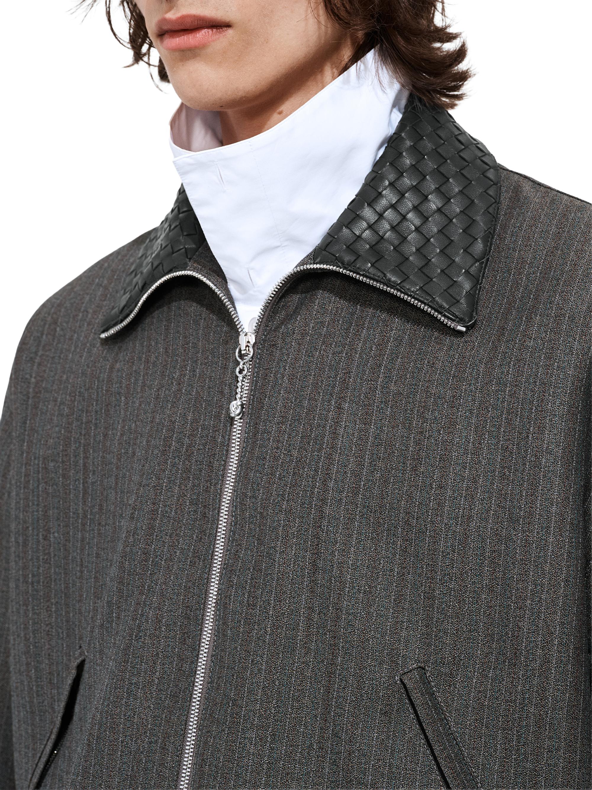 Bottega Veneta Striped Wool-Mohair Jacket | Saks Fifth Avenue